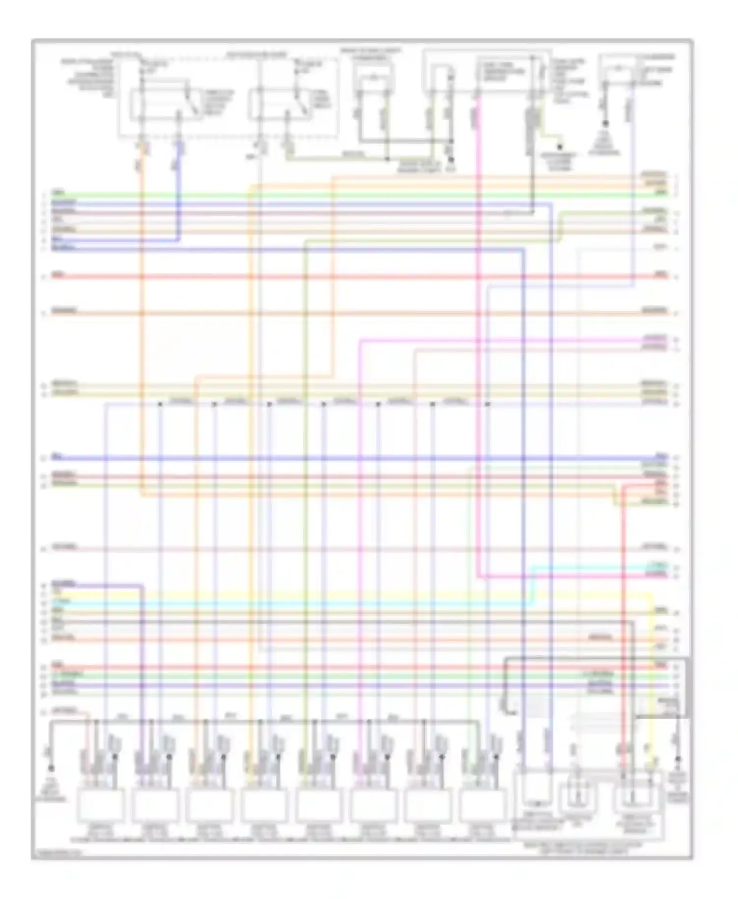 Armada Nissan I (2003-2007): Wiring diagram engine performance 5.6l (2 of 4)