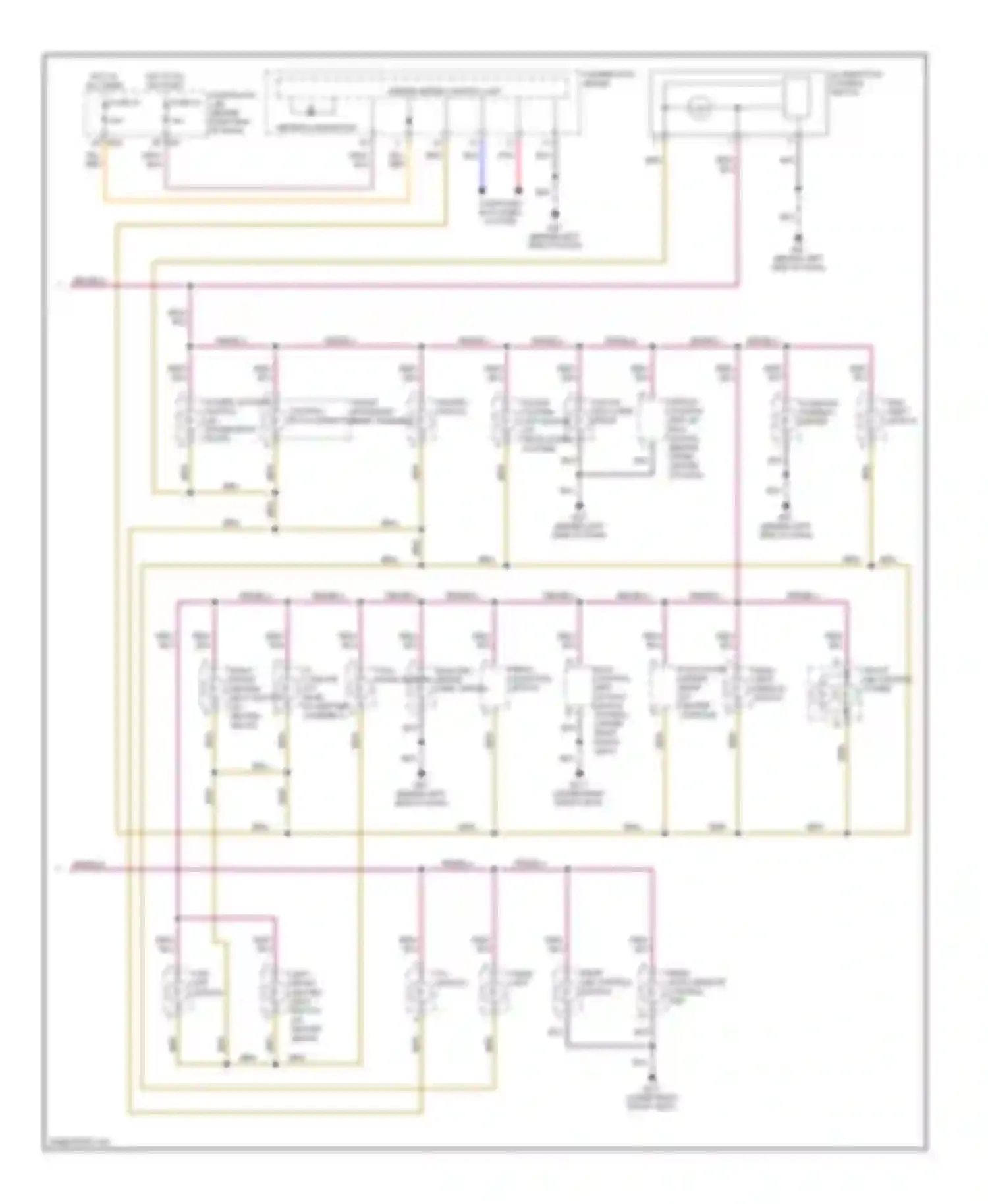Armada Nissan I (2003-2007): Instrument illumination circuit (2 of 2)