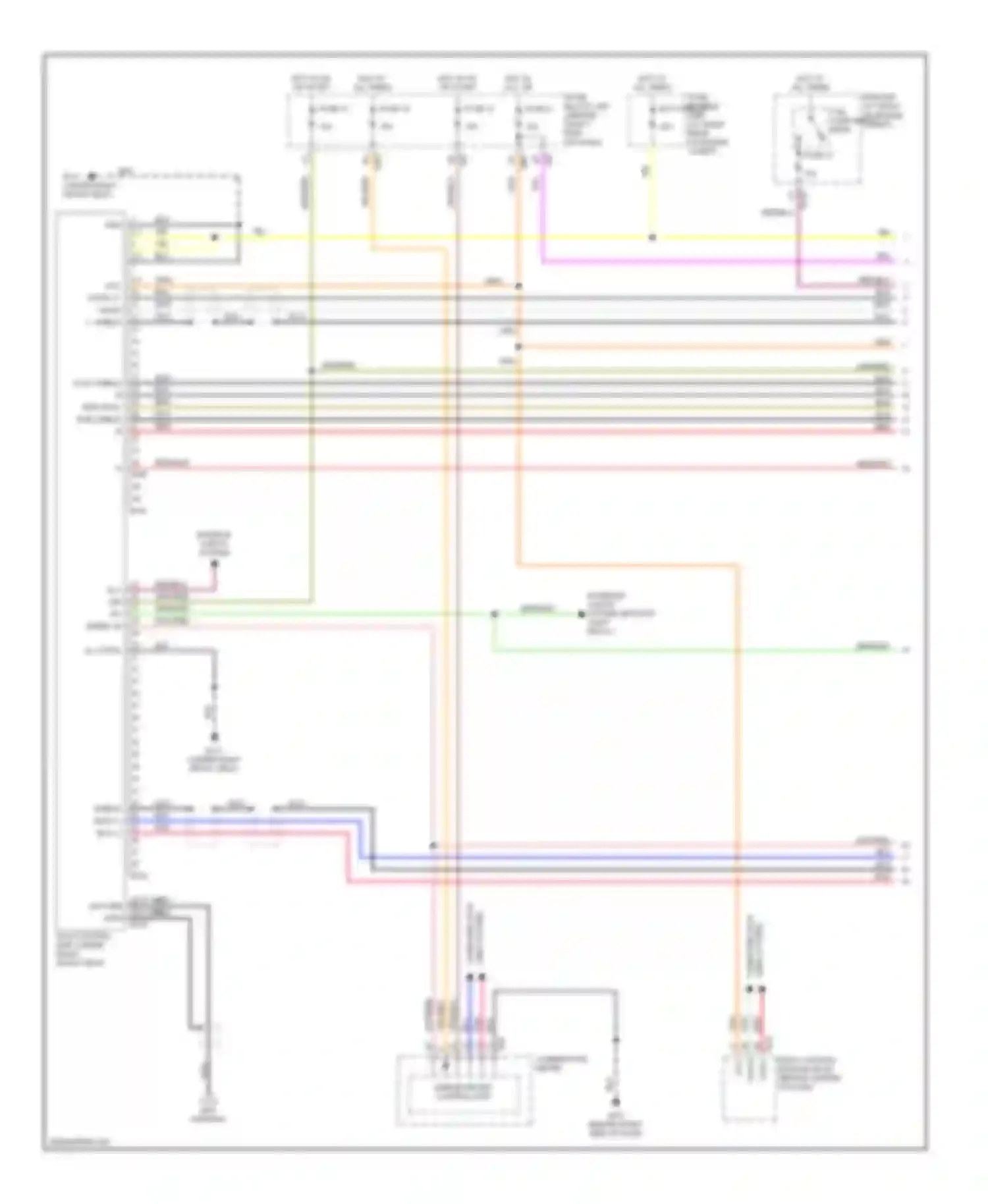 Armada Nissan I (2003-2007): Navigation circuit (1 of 2)