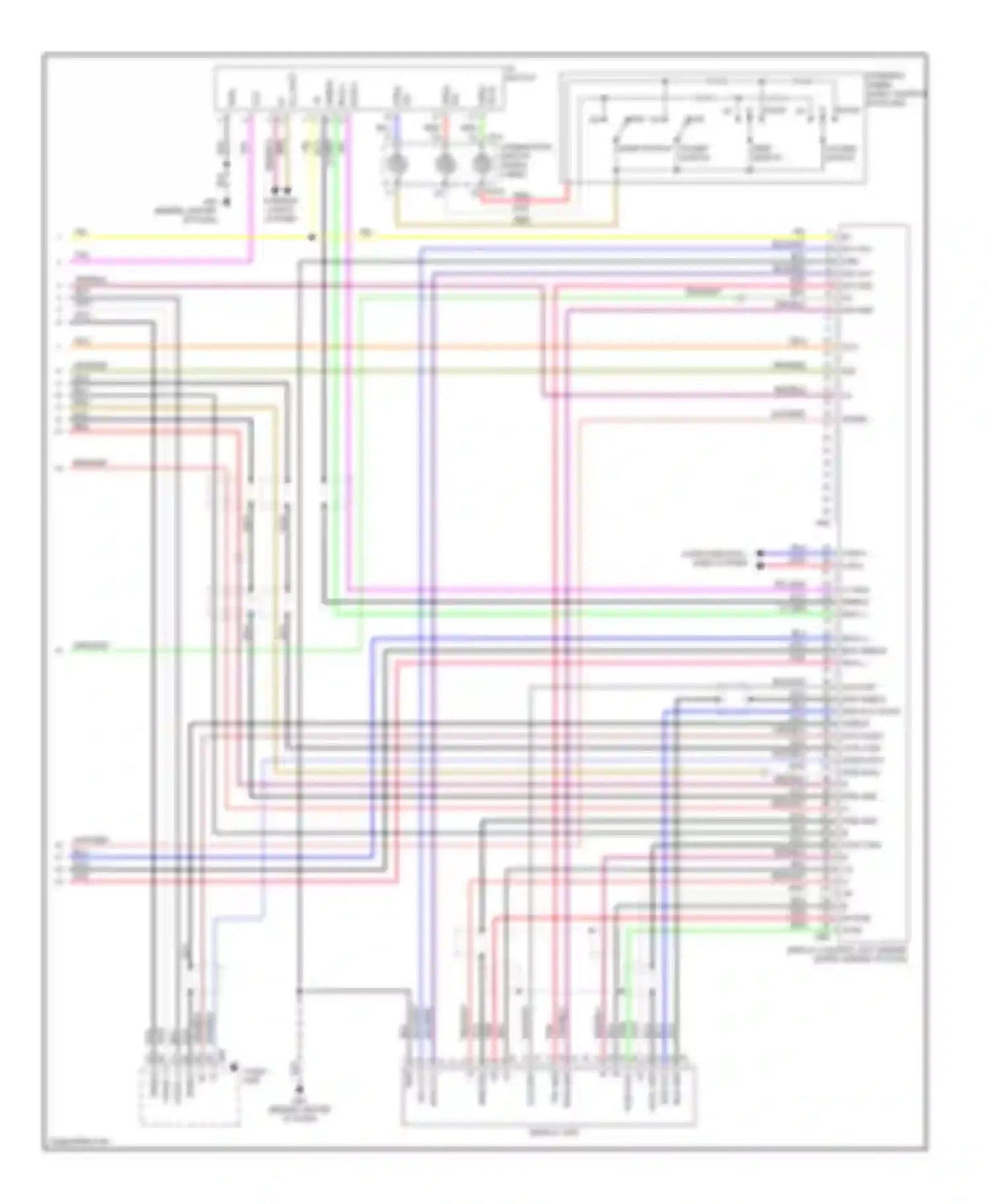 Armada Nissan I (2003-2007): Navigation circuit (2 of 2)