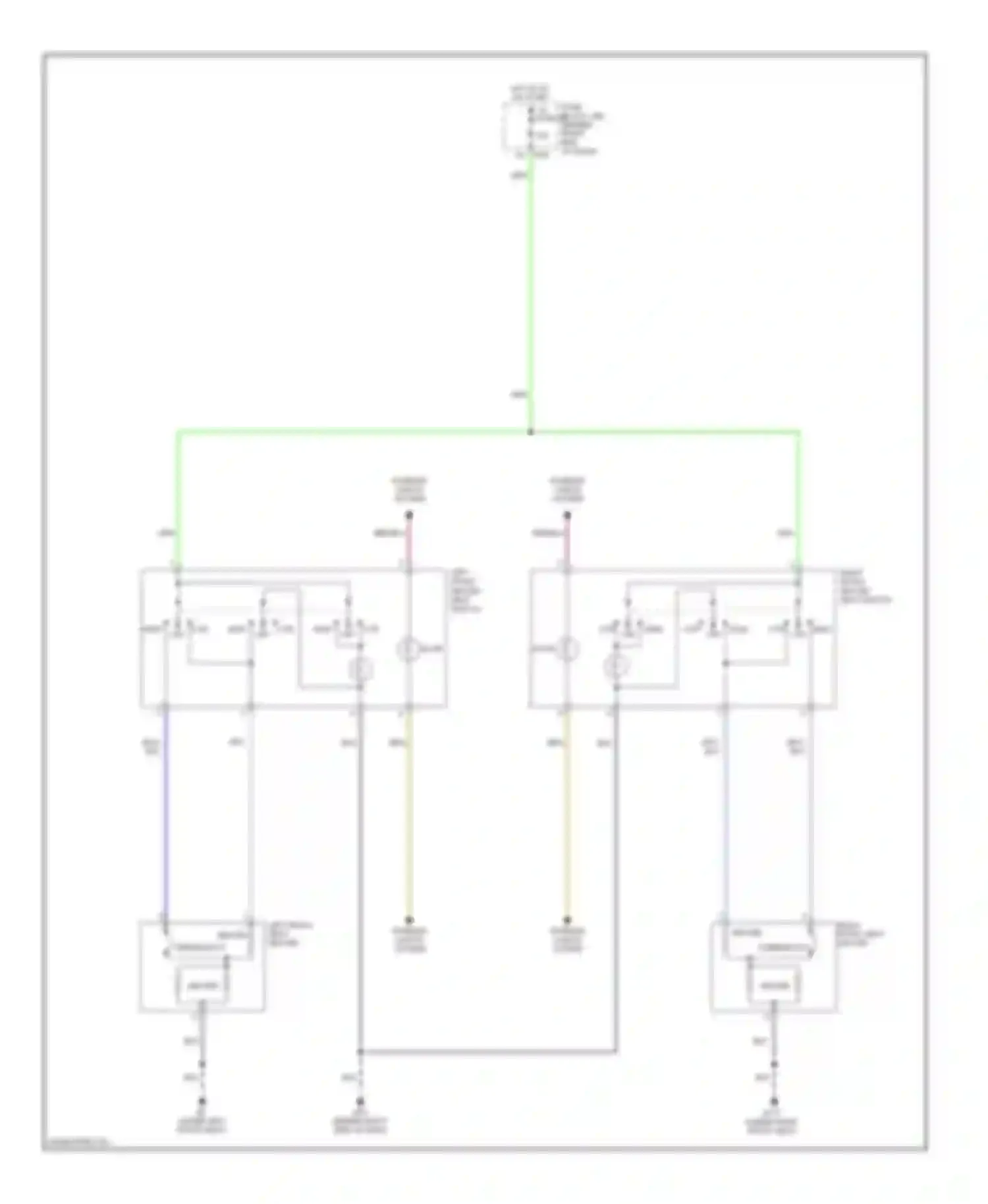 Armada Nissan I (2003-2007): Heated seats circuit