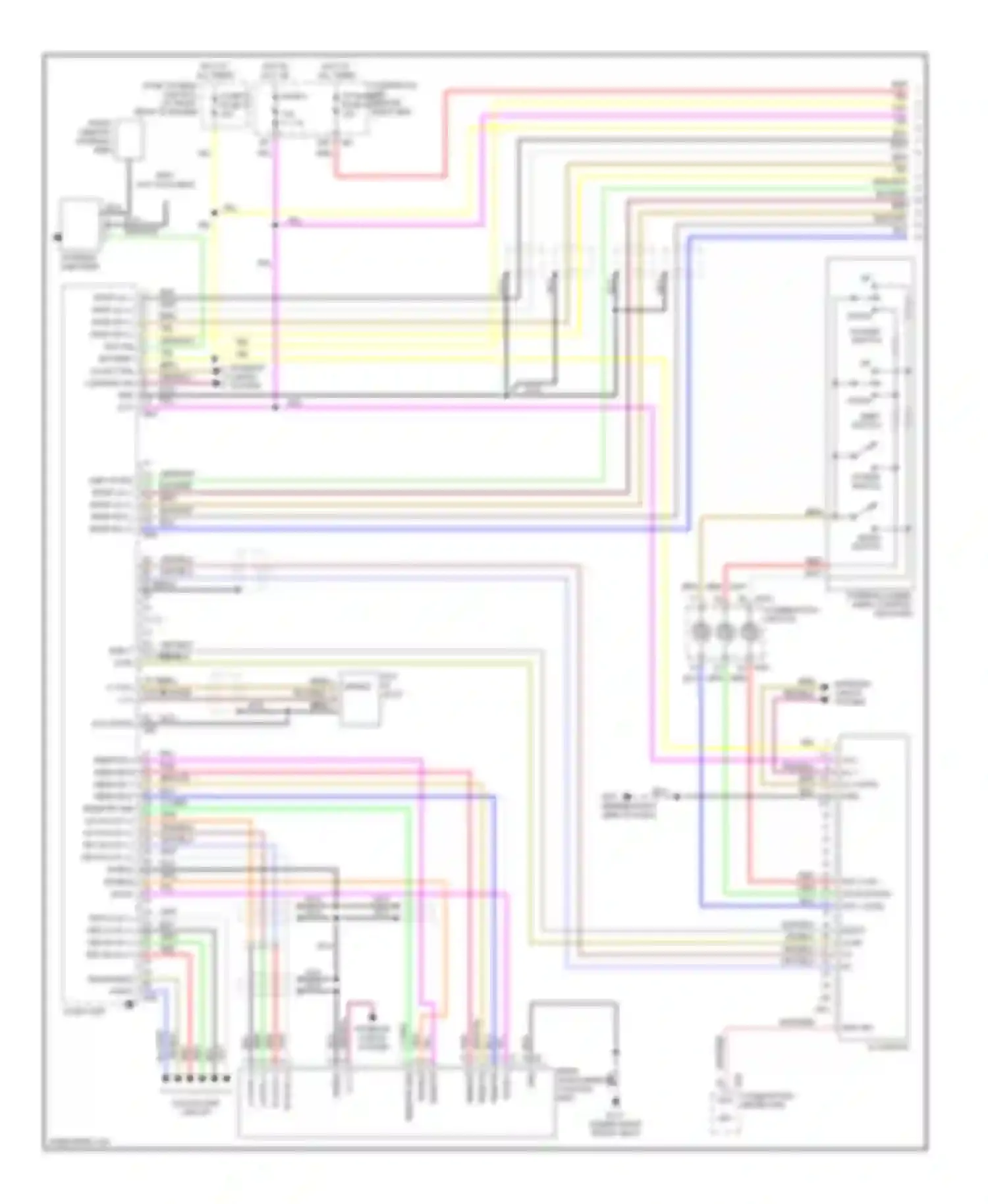 Armada Nissan I (2003-2007): Premium radio circuit, without navigation (1 of 2)