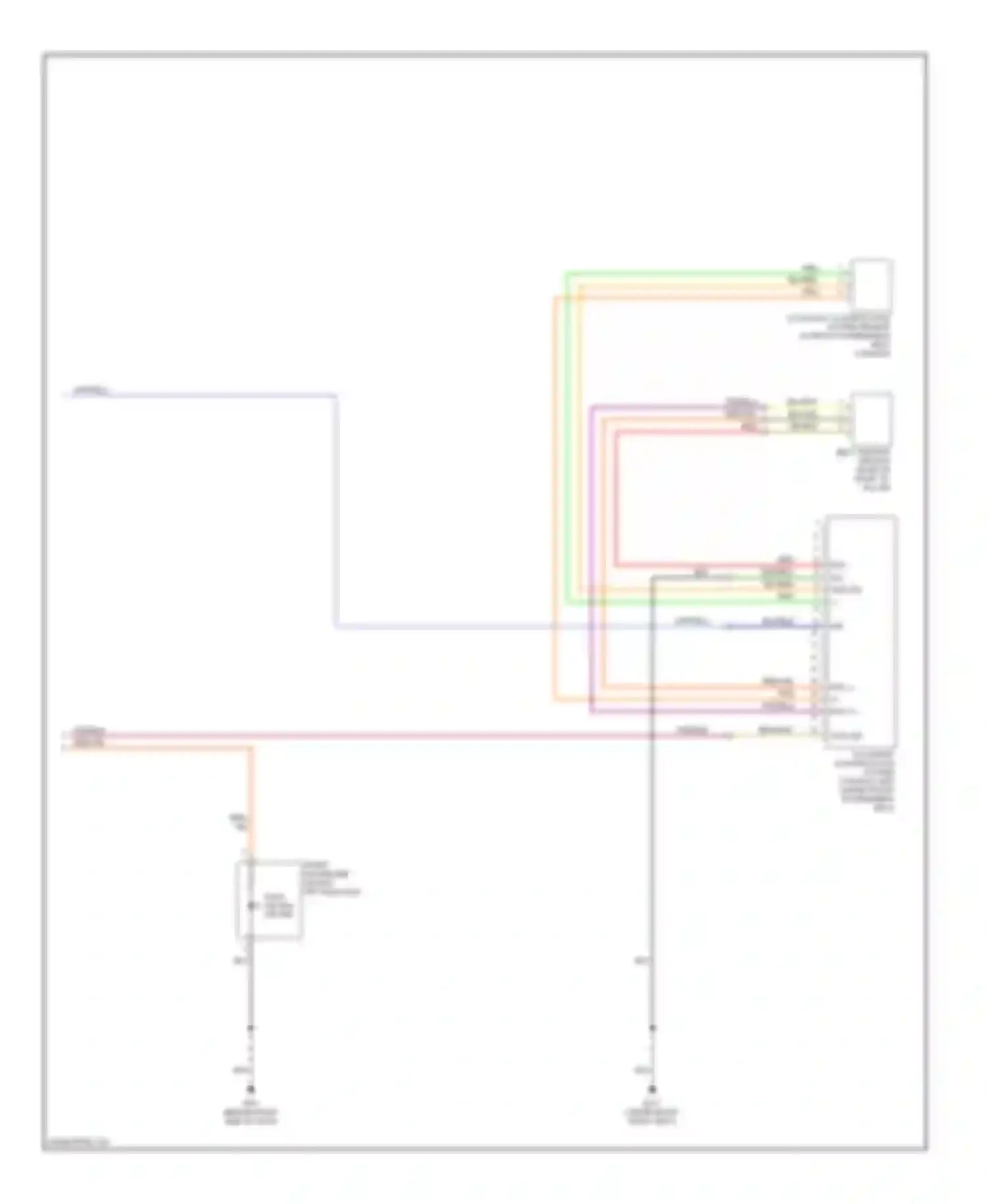 Armada Nissan I (2003-2007): Supplemental restraints circuit (3 of 3)