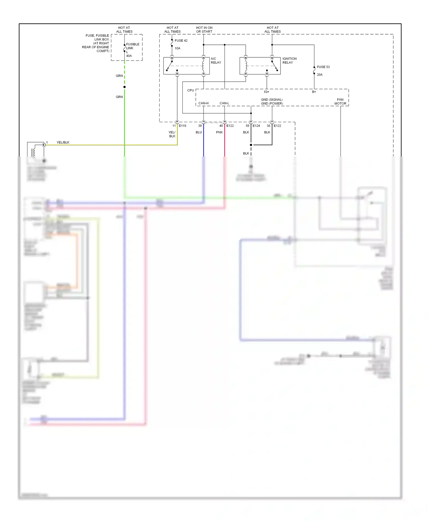 Wiring diagram blu for Nissan Armada I (2003-2007) (5 of 70)