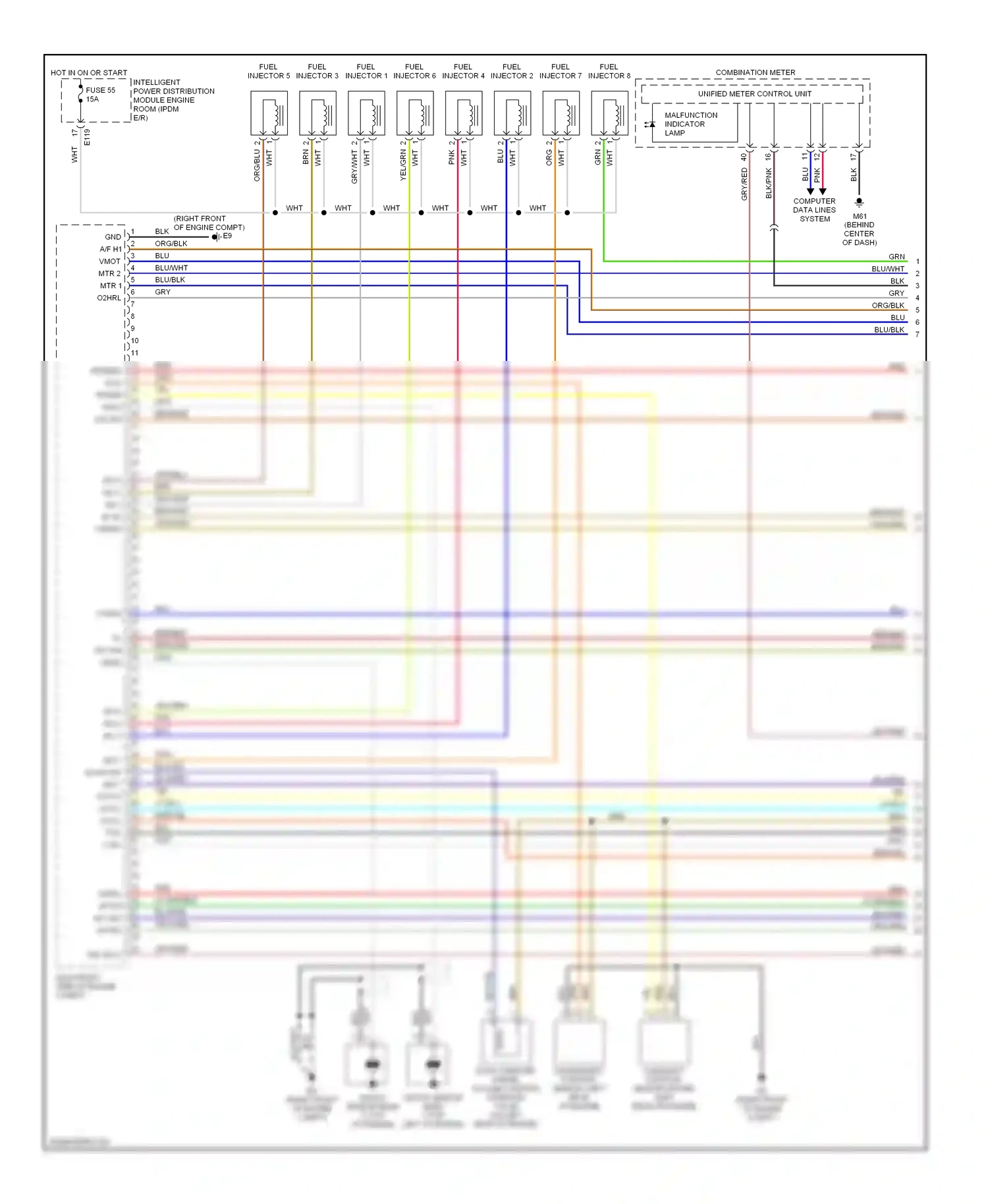 Wiring diagram blu for Nissan Armada I (2003-2007) (18 of 70)