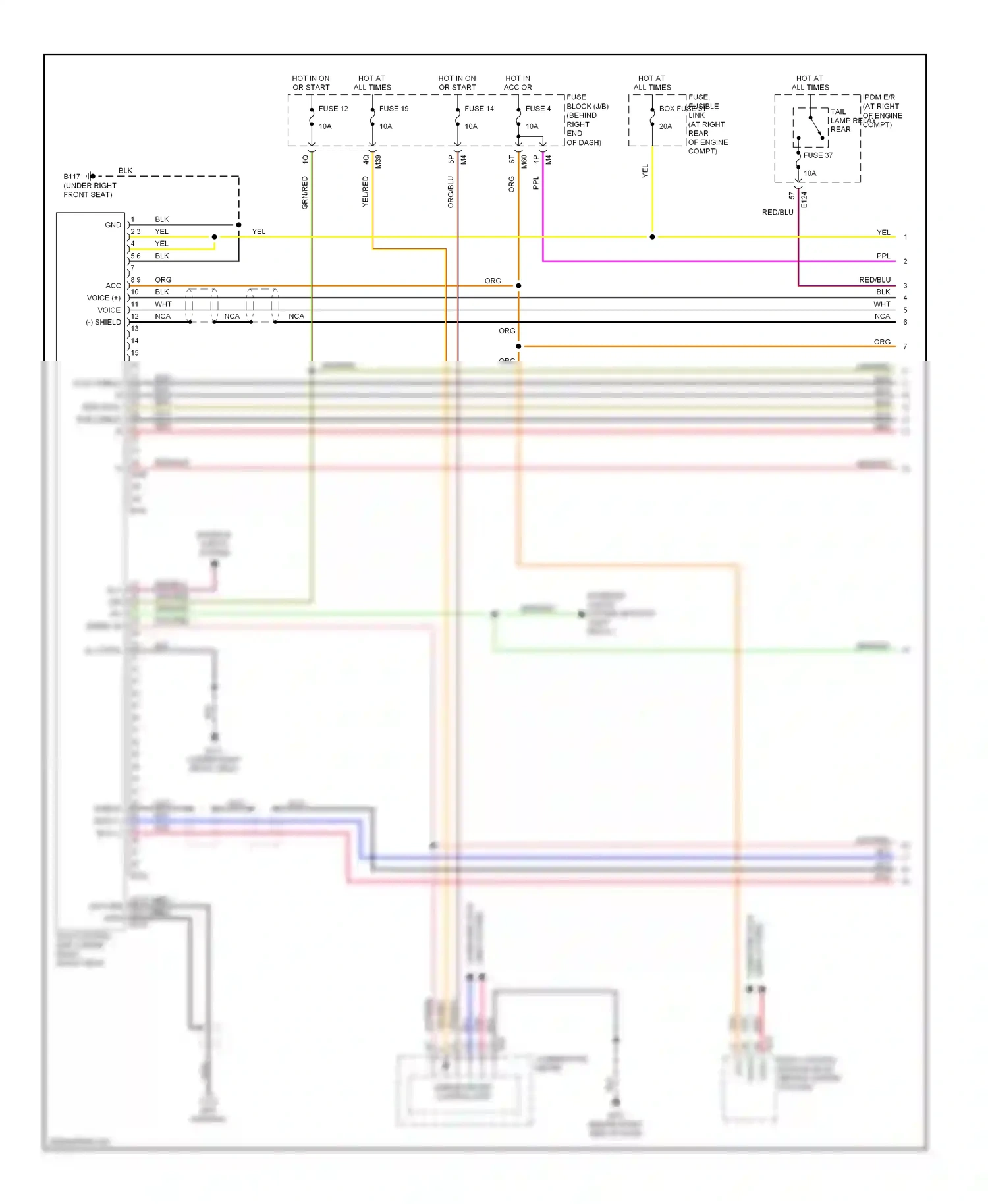 Wiring diagram blu for Nissan Armada I (2003-2007) (37 of 70)