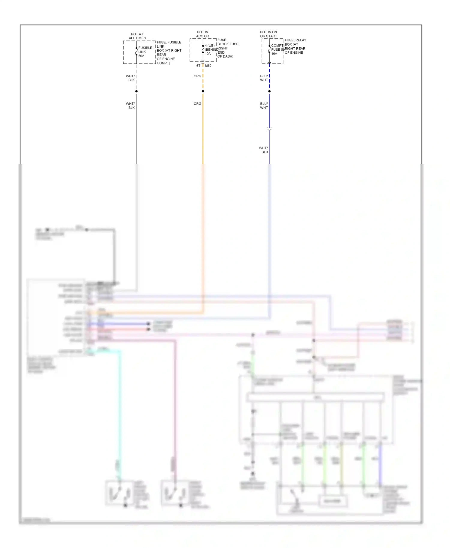 Nissan Armada I (2003-2007) encoder wiring diagram  (2 of 2)