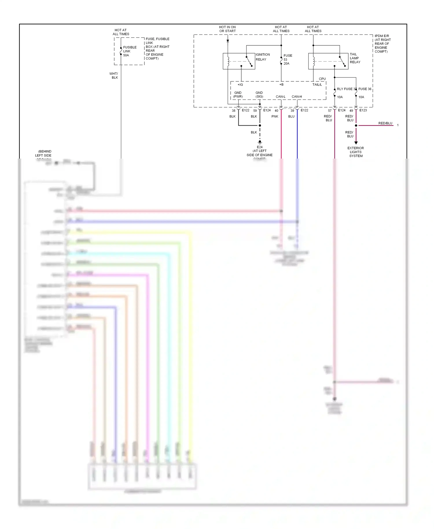 Wiring diagram input 2 for Nissan Armada I (2003-2007) (3 of 4)