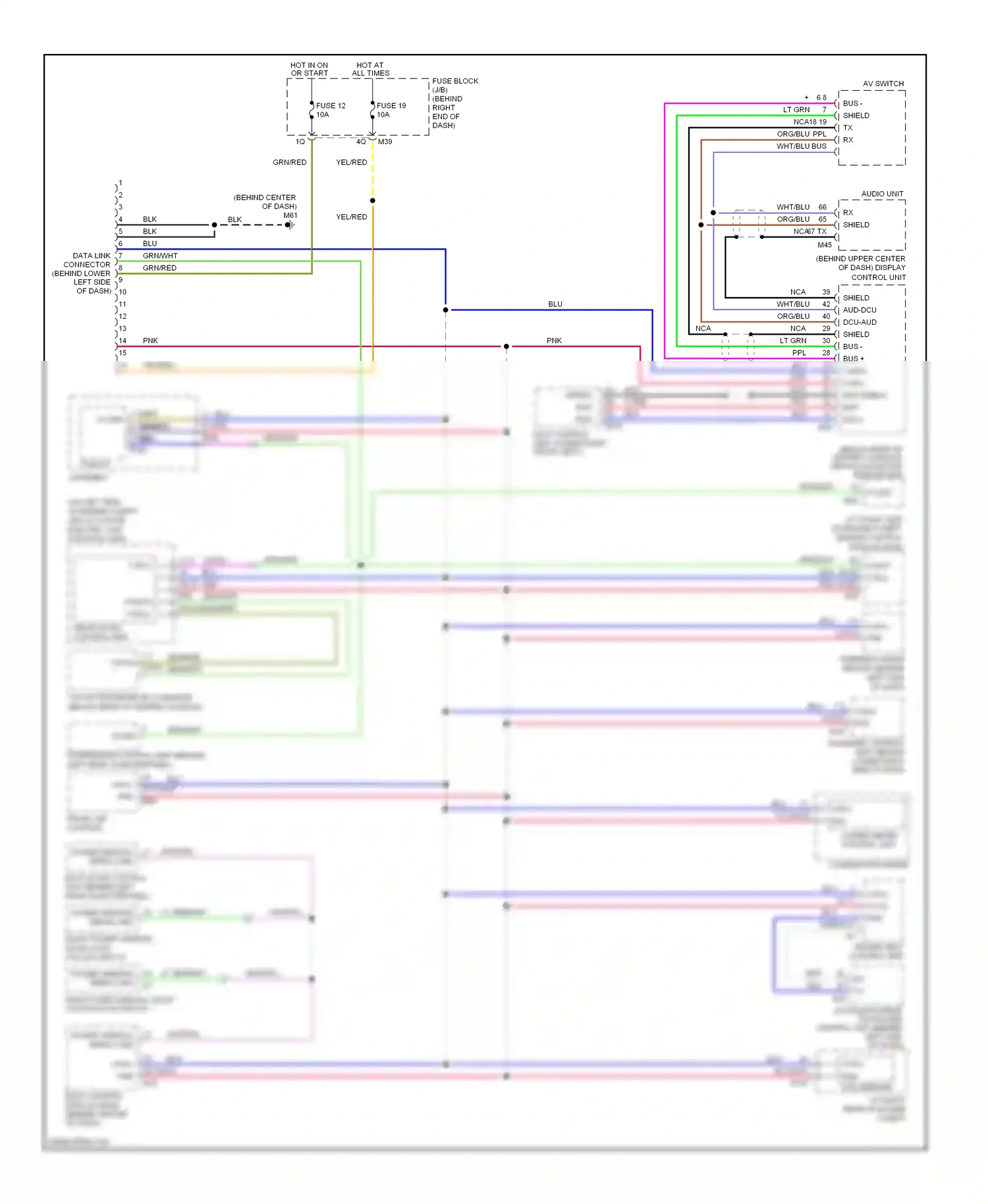 Wiring diagram org/blu for Nissan Armada I (2003-2007) (2 of 26)