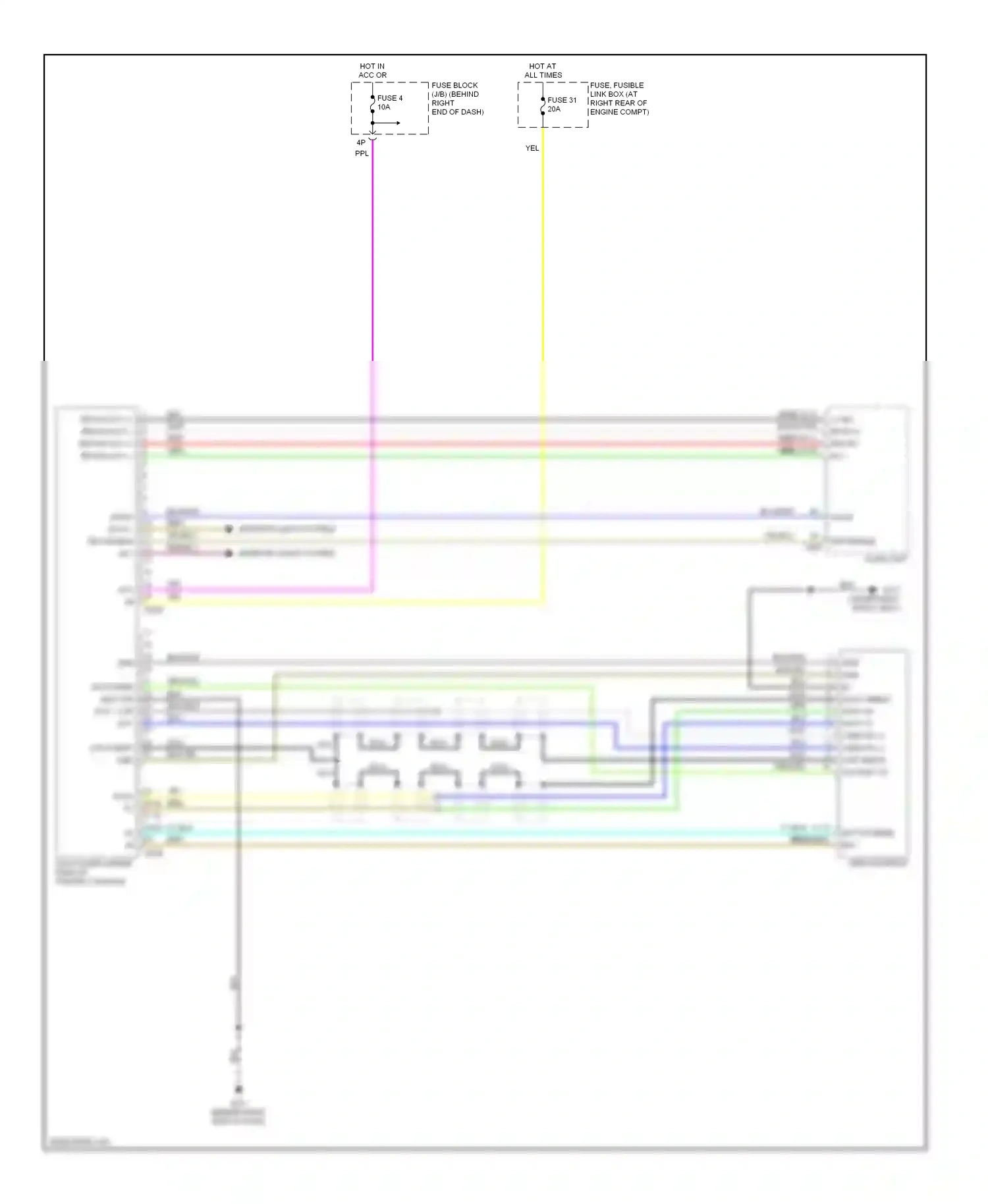 Wiring diagram red for Nissan Armada I (2003-2007) (51 of 66)