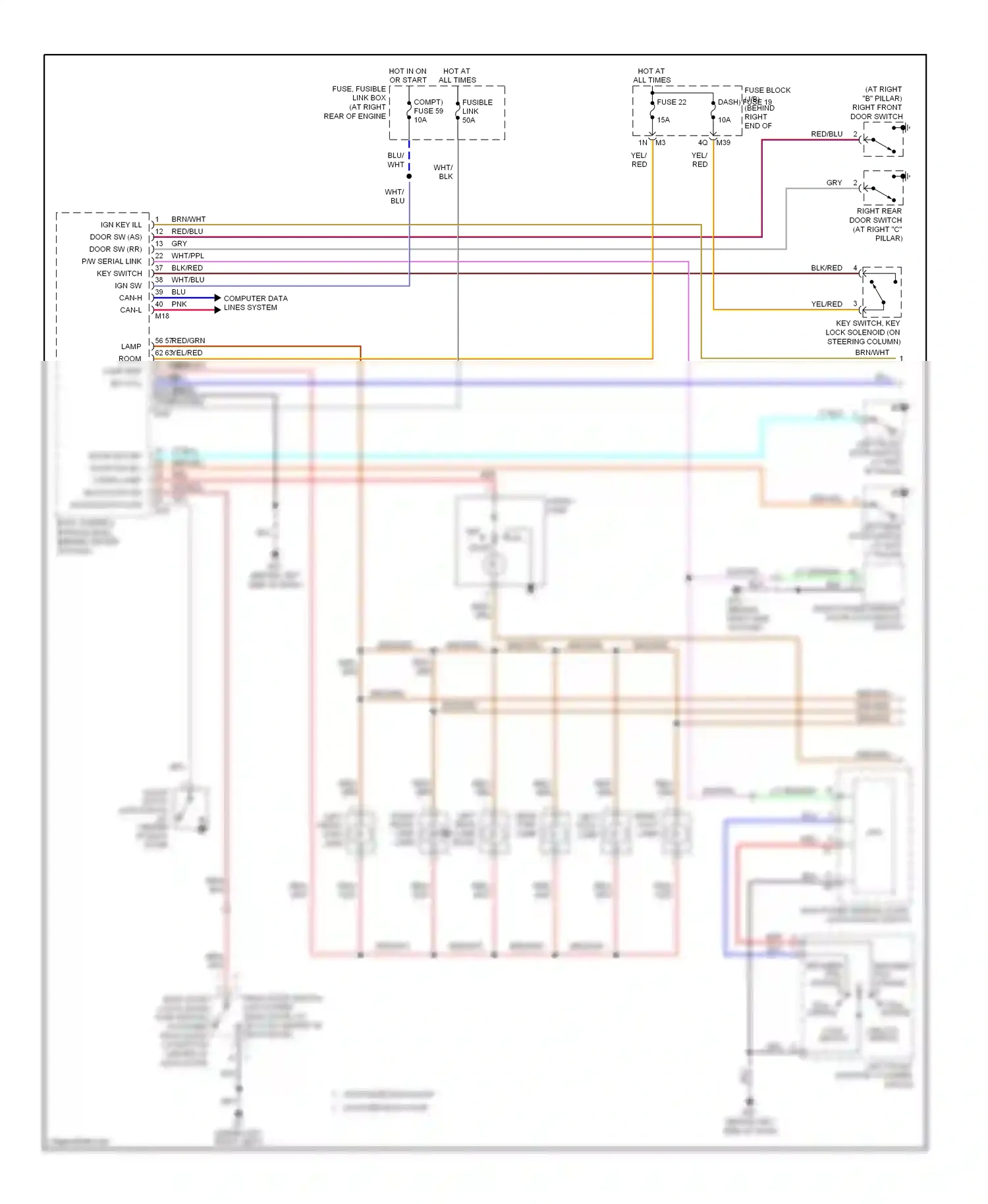 Wiring diagram red for Nissan Armada I (2003-2007) (64 of 66)