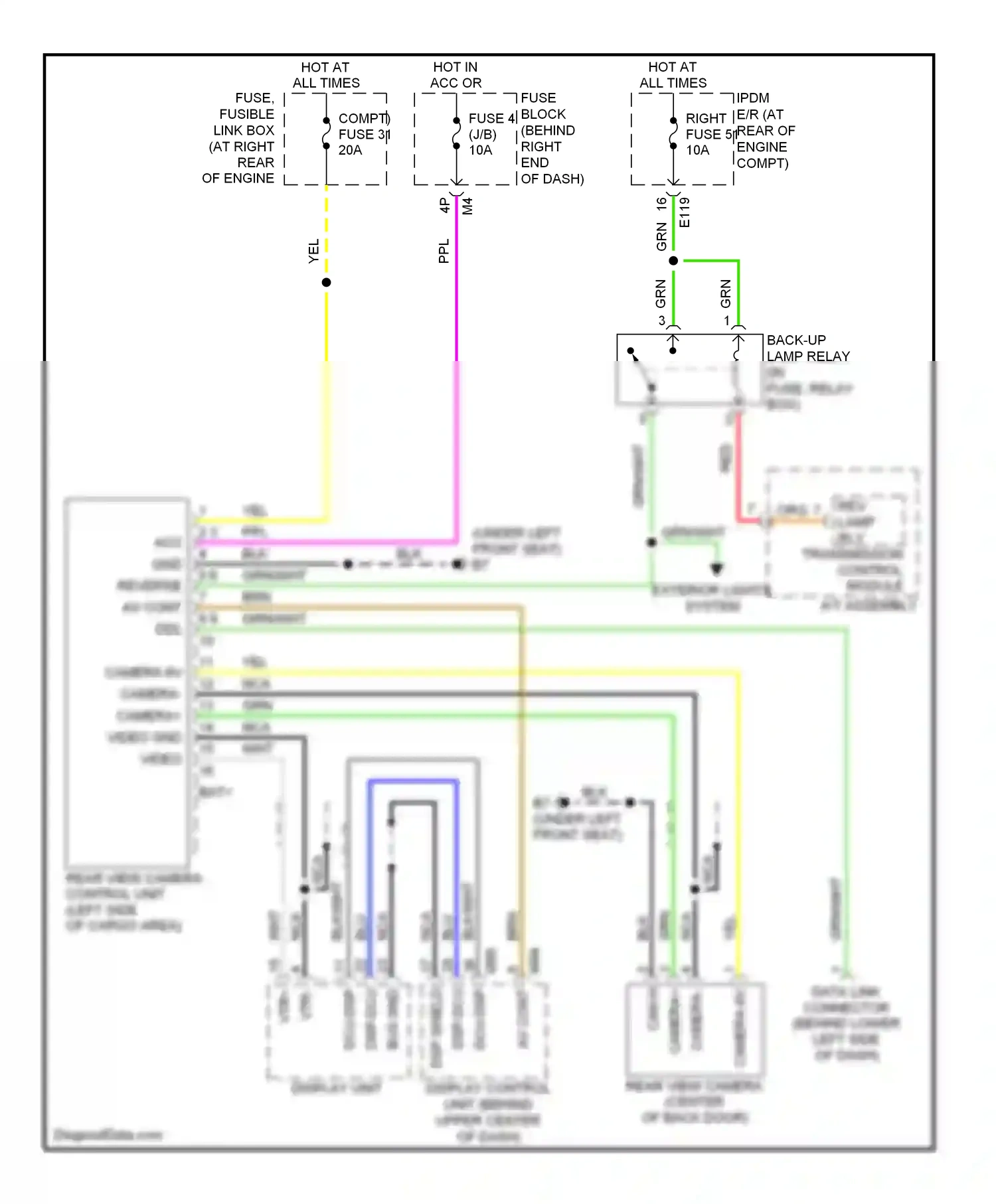 Wiring diagram red for Nissan Armada I (2003-2007) (40 of 66)