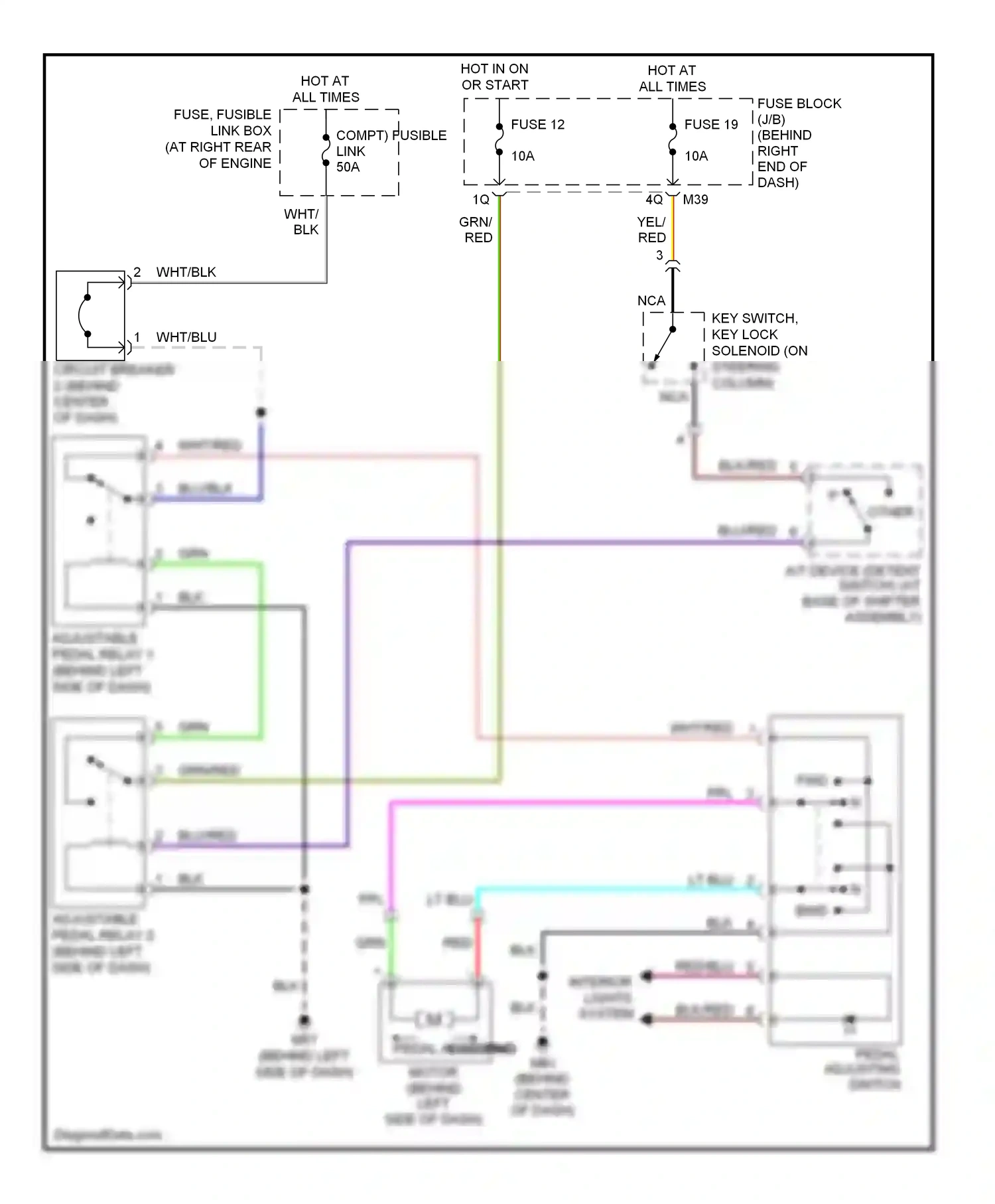 Wiring diagram red/blu for Nissan Armada I (2003-2007) (21 of 36)