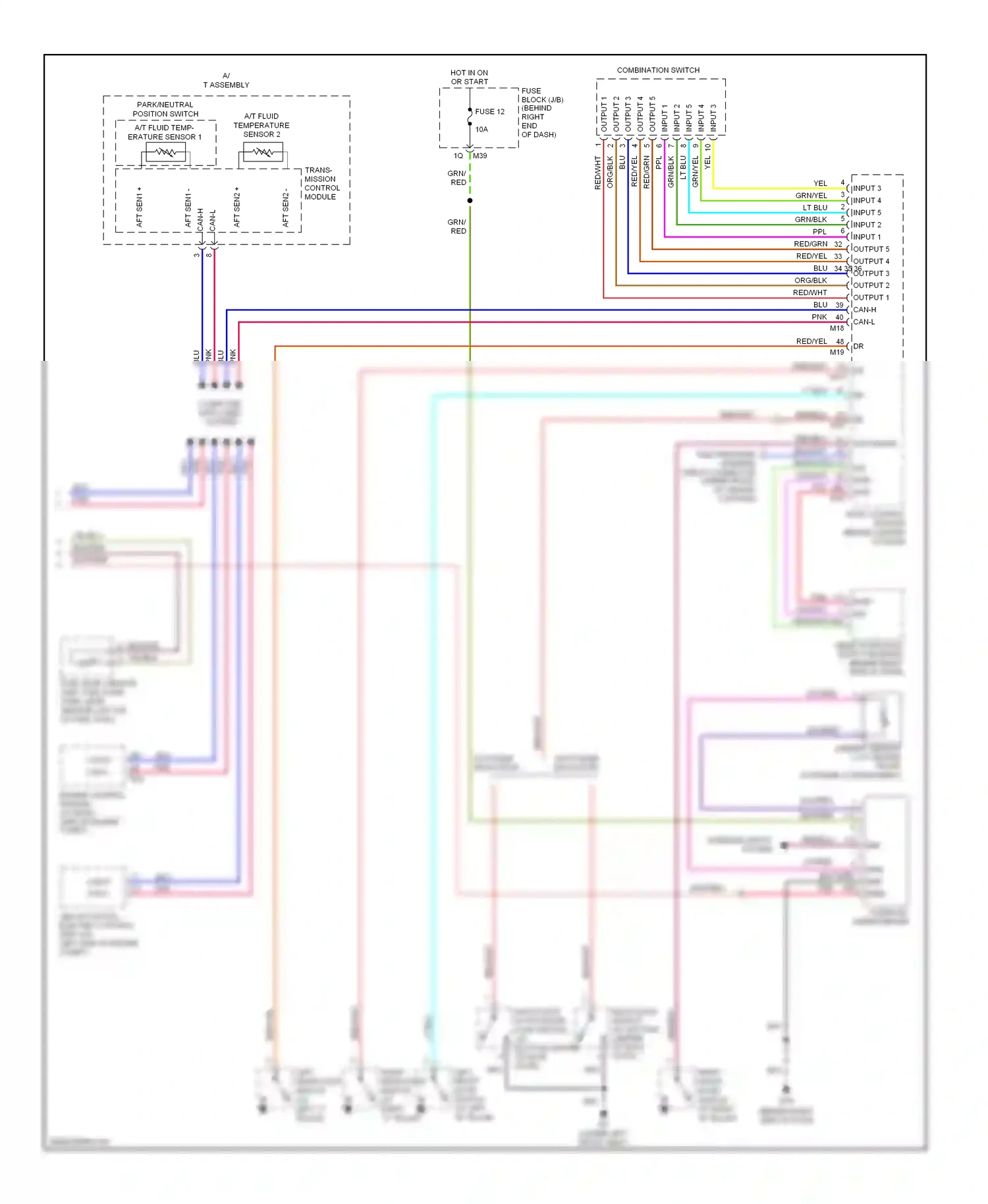 Wiring diagram red/blu for Nissan Armada I (2003-2007) (13 of 36)
