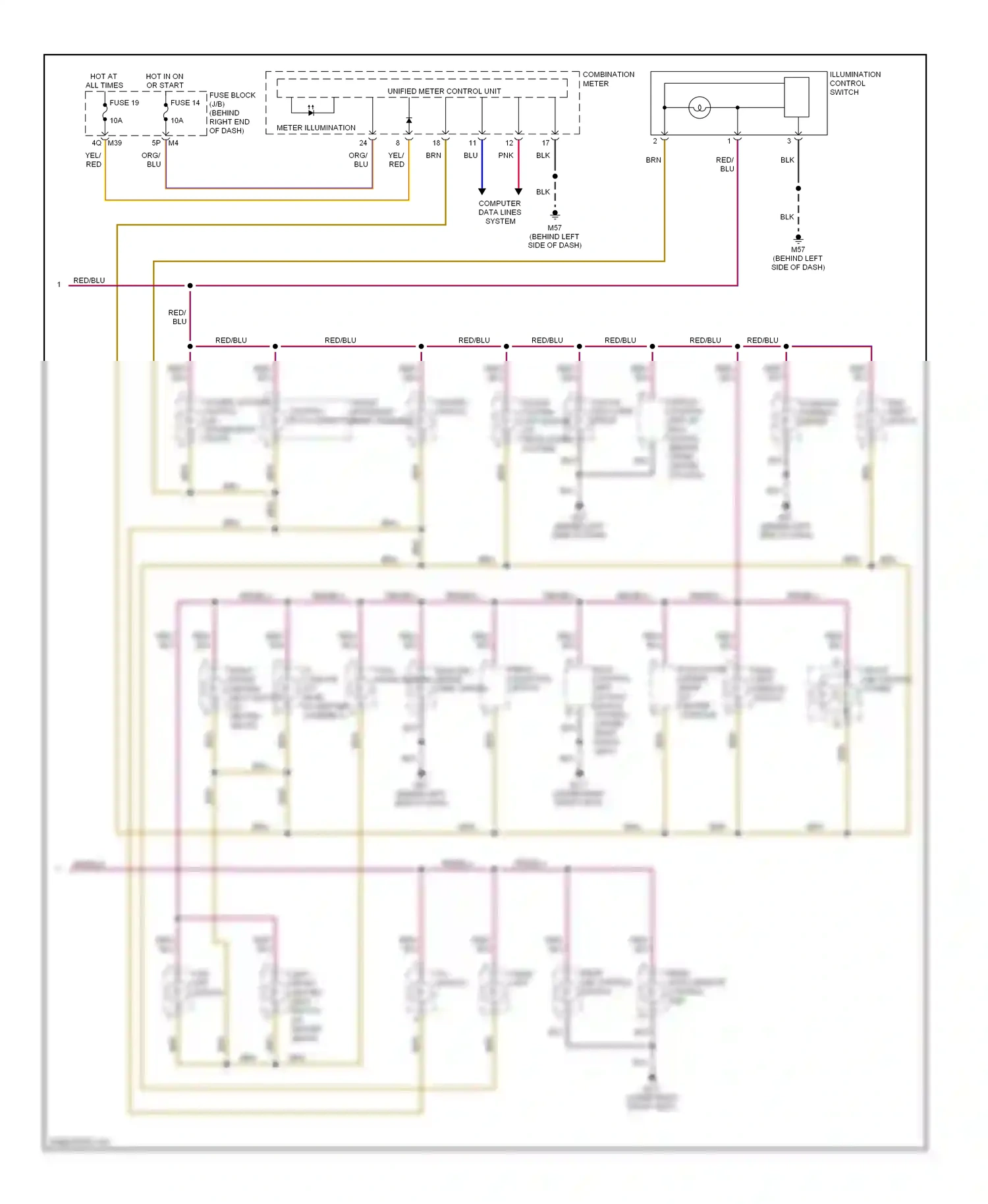 Wiring diagram tow mode switch for Nissan Armada I (2003-2007) (2 of 2)
