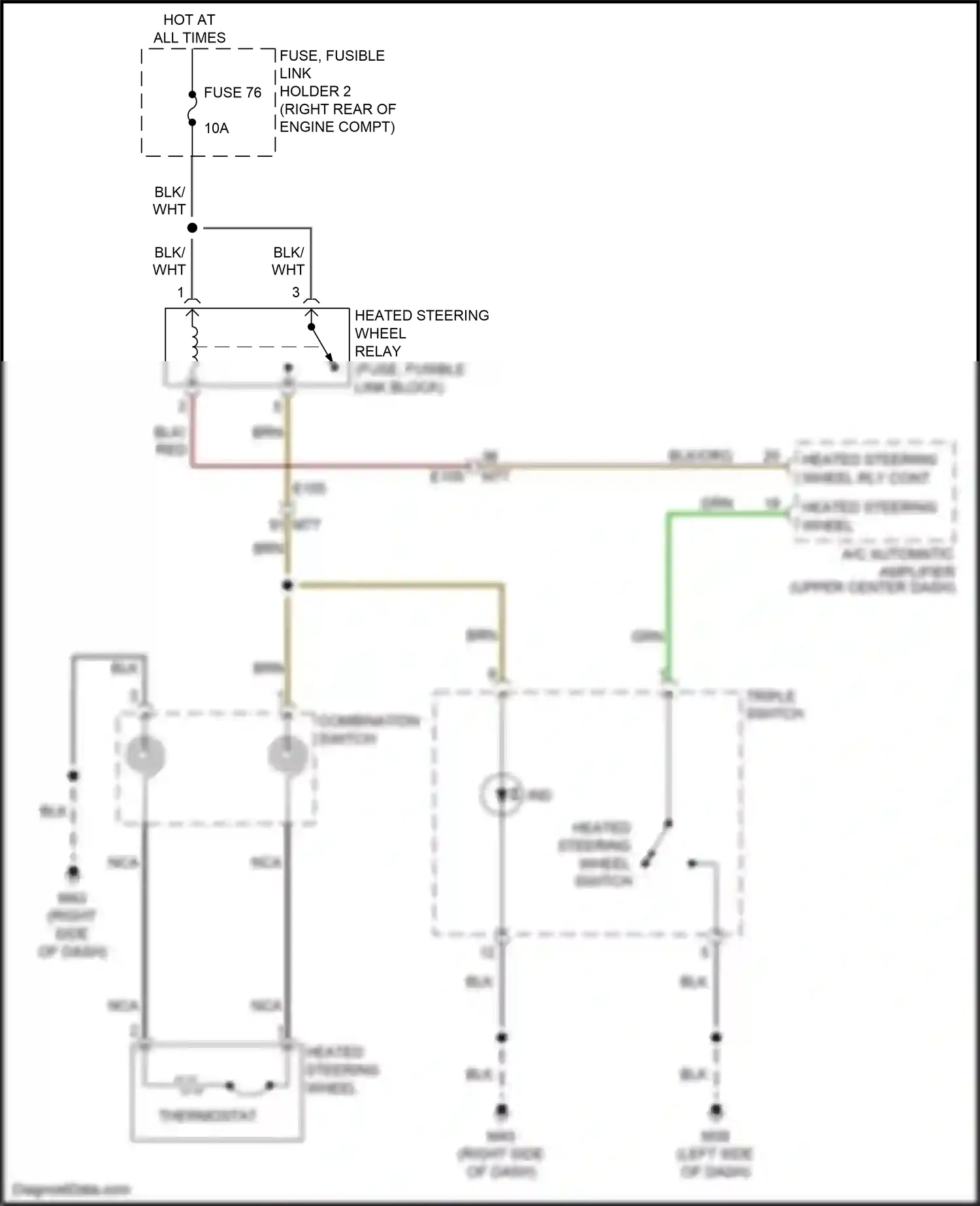 Wiring diagram a/c automatic amplifier for Nissan Armada II (2016-2020) (2 of 2)