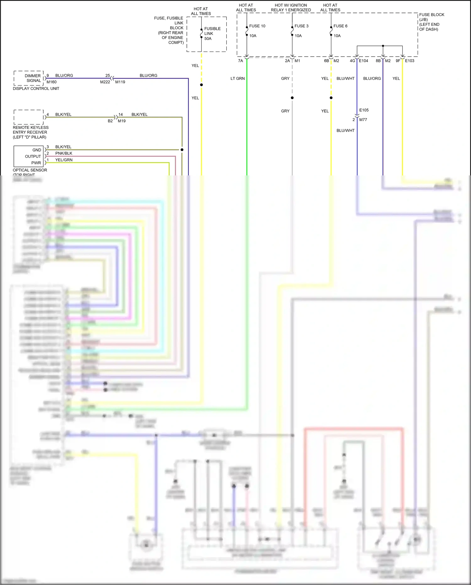 Wiring diagram combi sw input 5 for Nissan Armada II (2016-2020) (6 of 7)