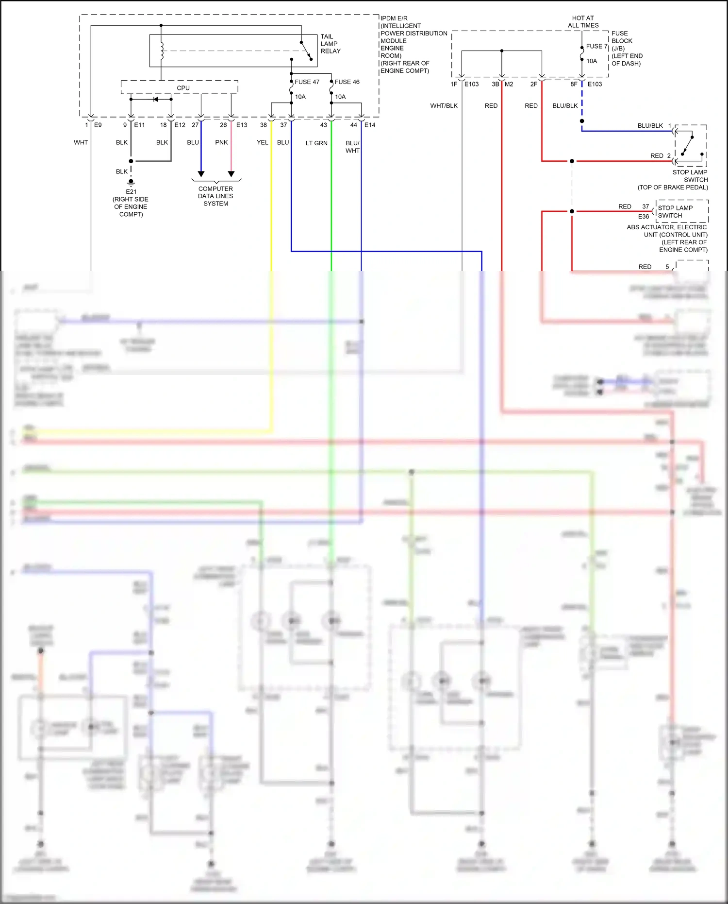 Wiring diagram computer data lines system for Nissan Armada II (2016-2020) (25 of 58)