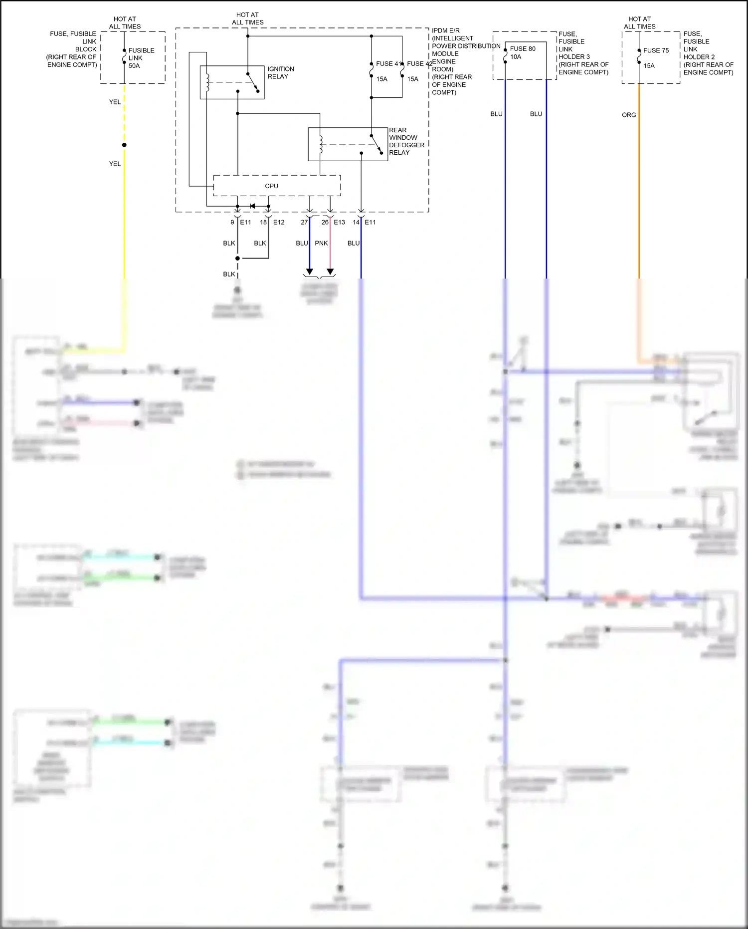 Wiring diagram computer data lines system for Nissan Armada II (2016-2020) (32 of 58)