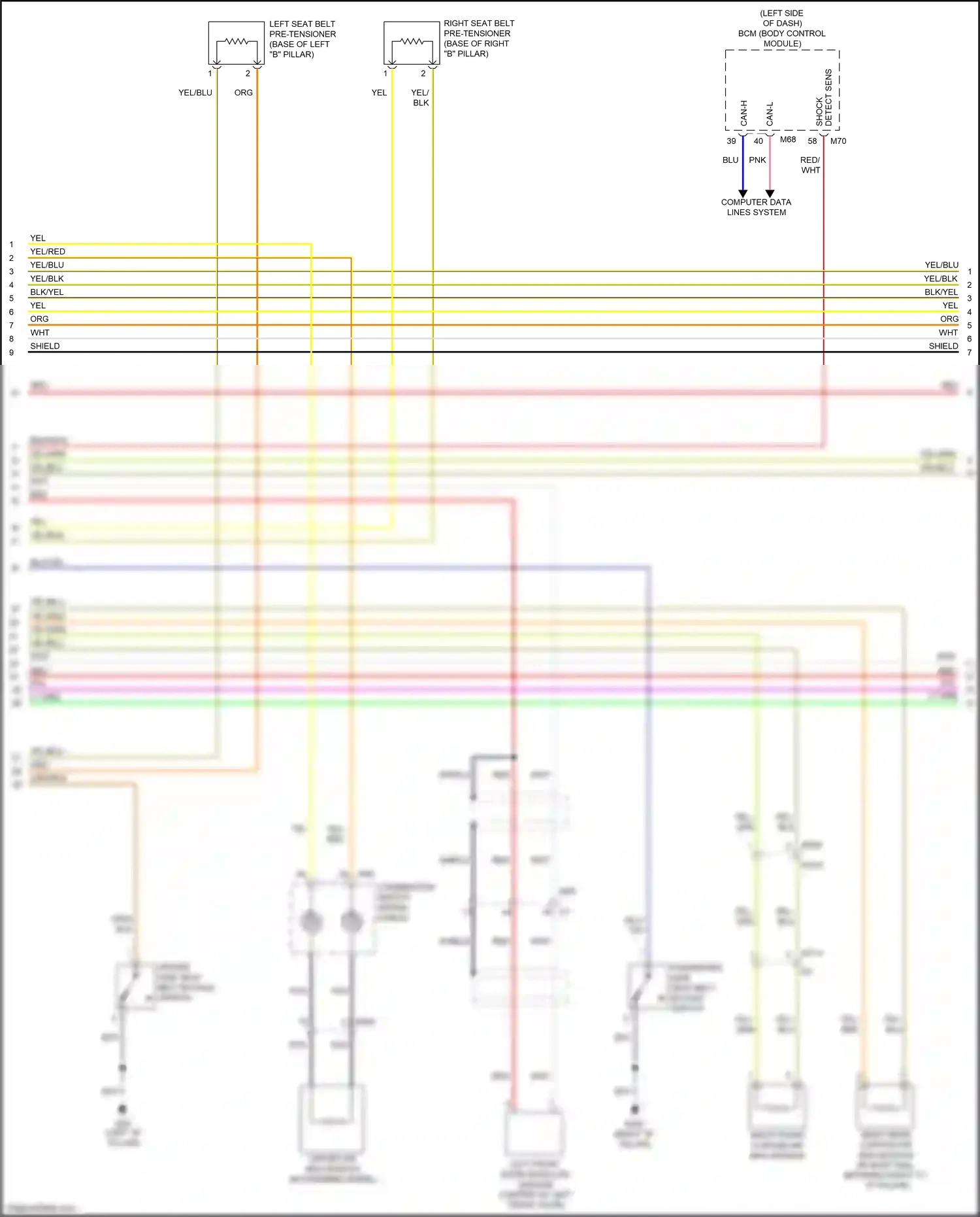 Wiring diagram computer data lines system for Nissan Armada II (2016-2020) (53 of 58)