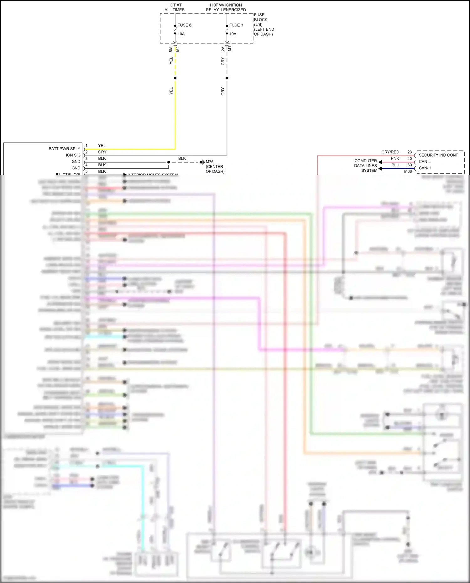 Wiring diagram computer data lines system for Nissan Armada II (2016-2020) (16 of 58)