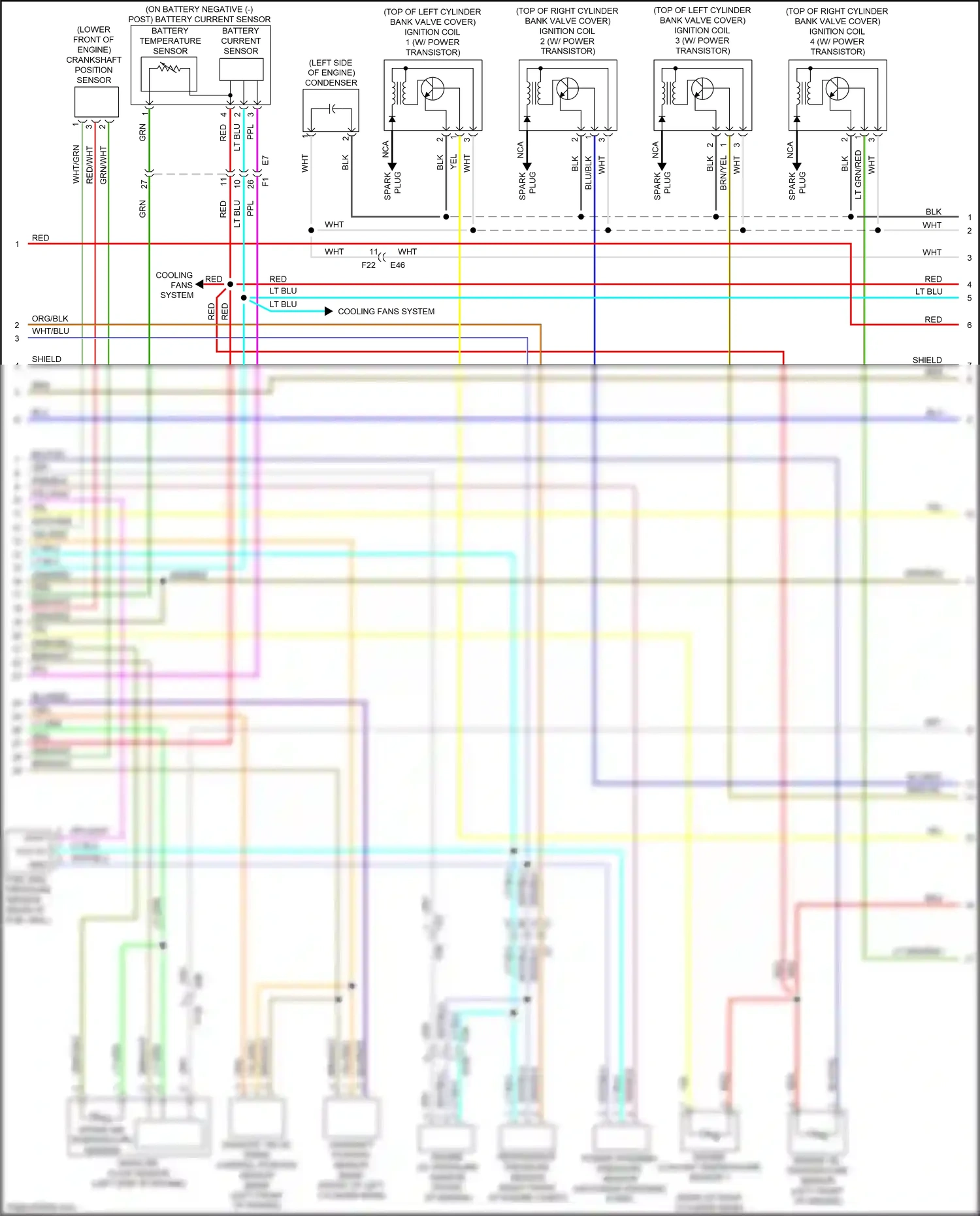 Wiring diagram engine oil temperature sensor for Nissan Armada II (2016-2020) (1 of 1)