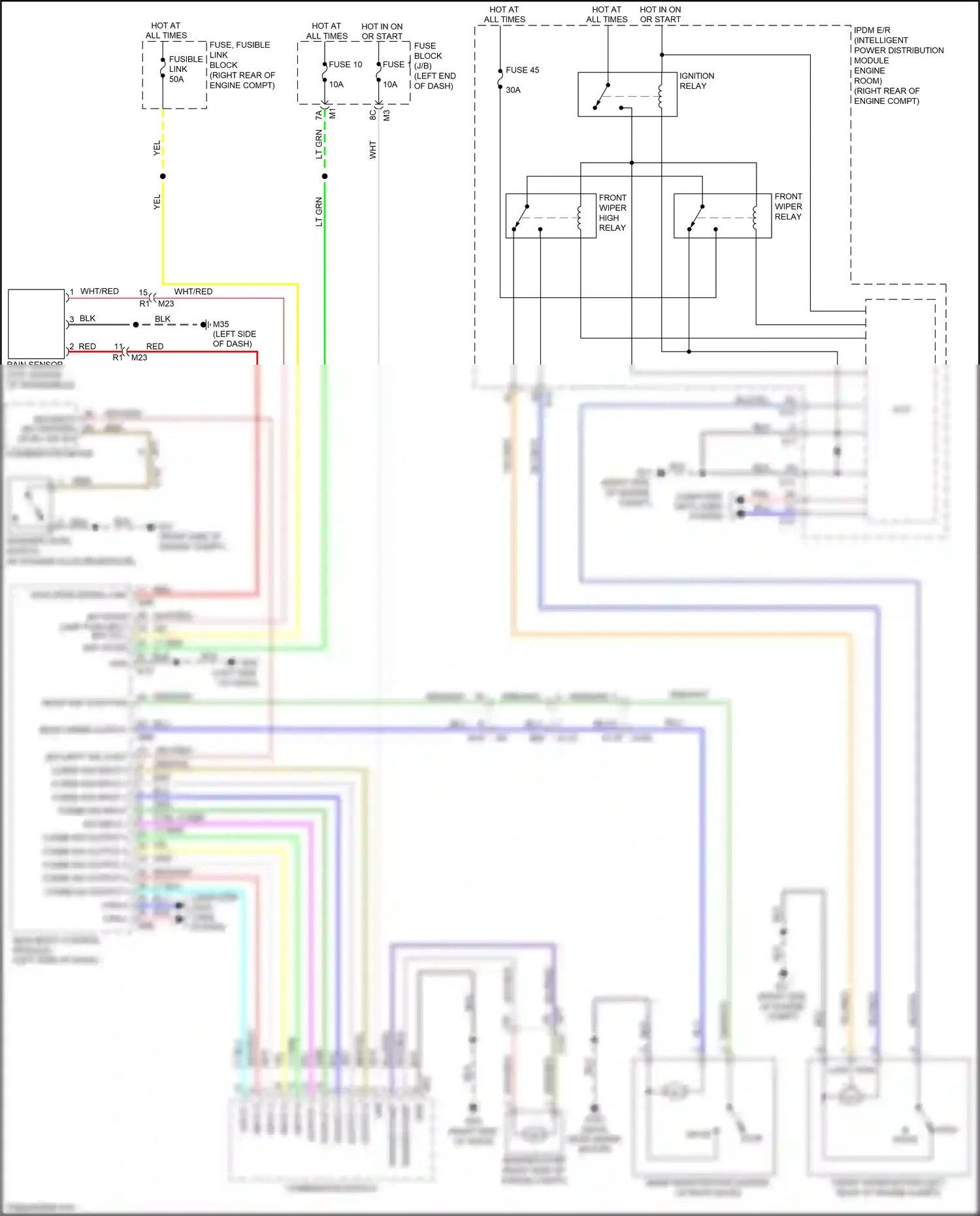 Wiring diagram input 3 for Nissan Armada II (2016-2020) (6 of 6)