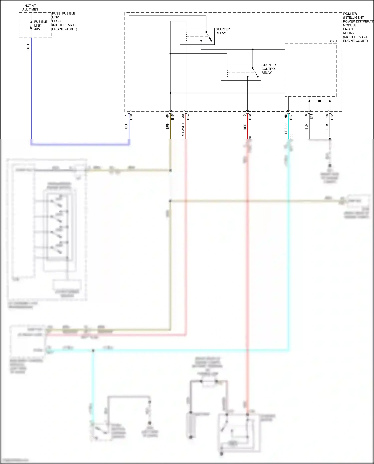 Wiring diagram output speed sensor for Nissan Armada II (2016-2020) (4 of 4)