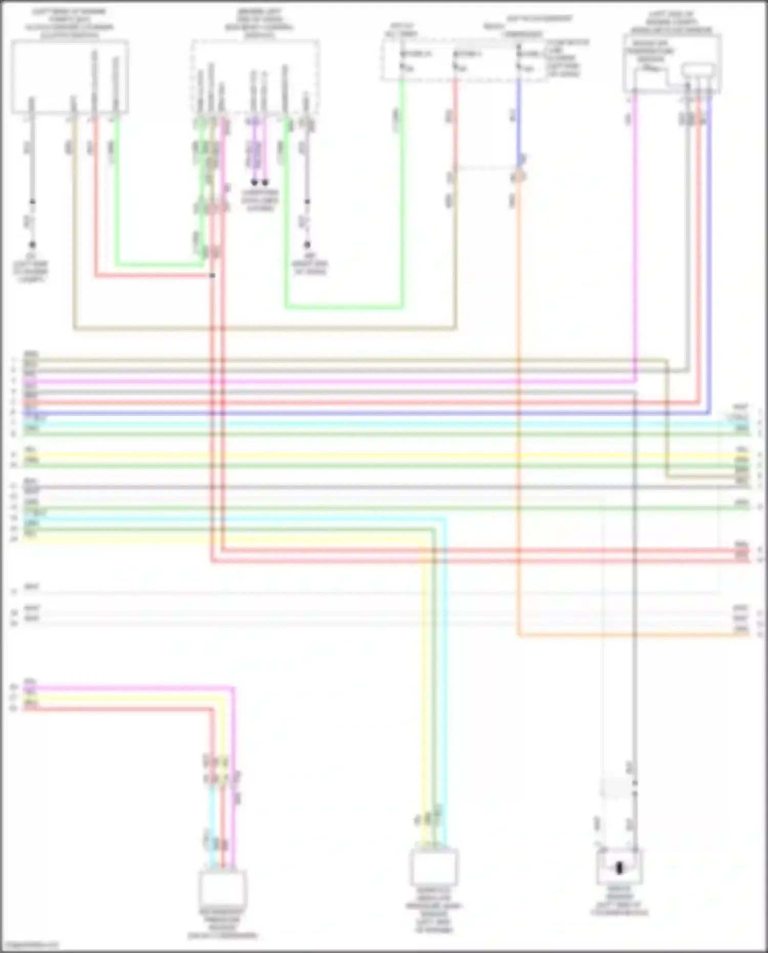 Bluebird Sylphy Nissan III facelift (2018-2024): Wiring diagram engine performance 2.0l (3 of 10)