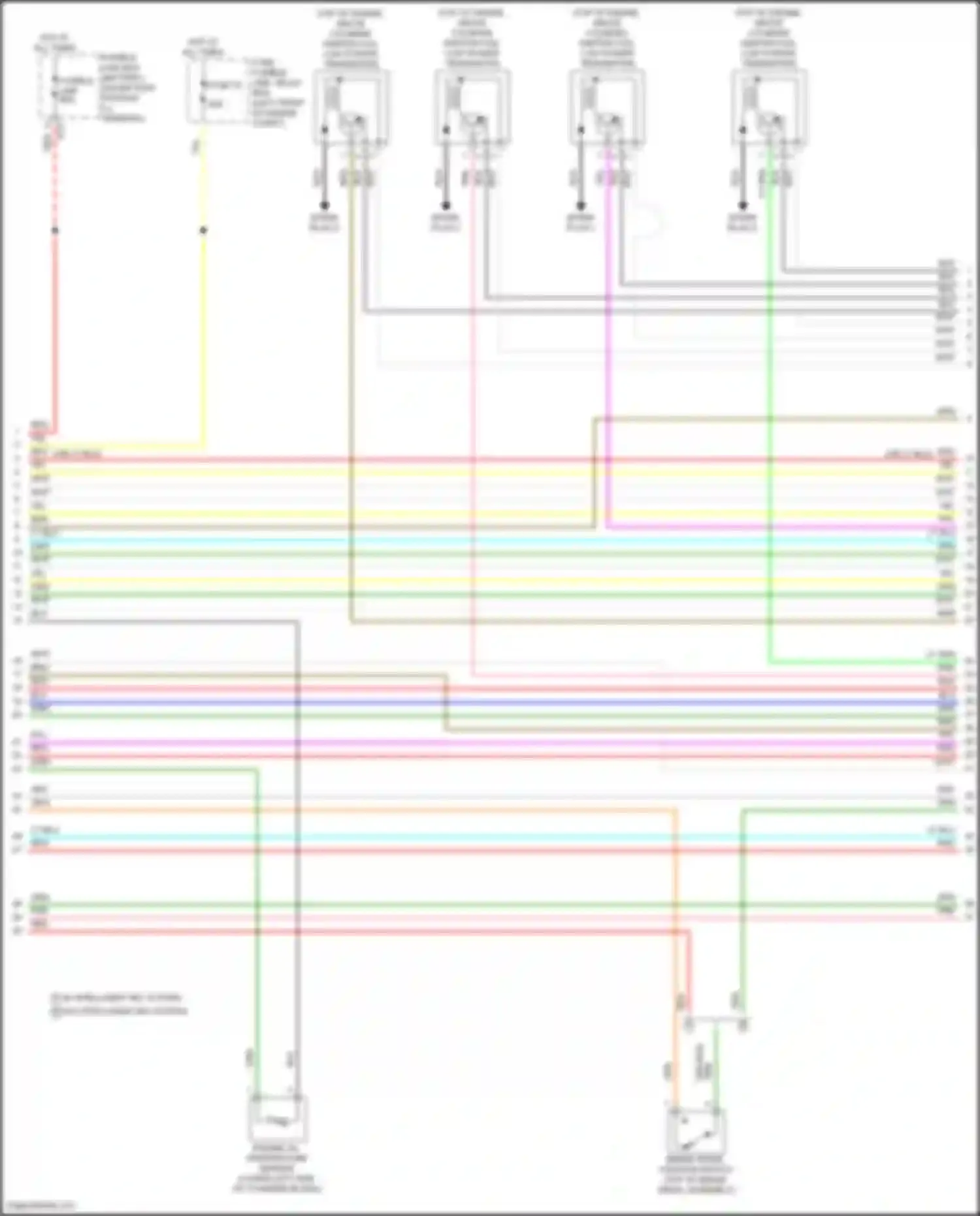 Bluebird Sylphy Nissan III facelift (2018-2024): Wiring diagram engine performance 2.0l (5 of 10)