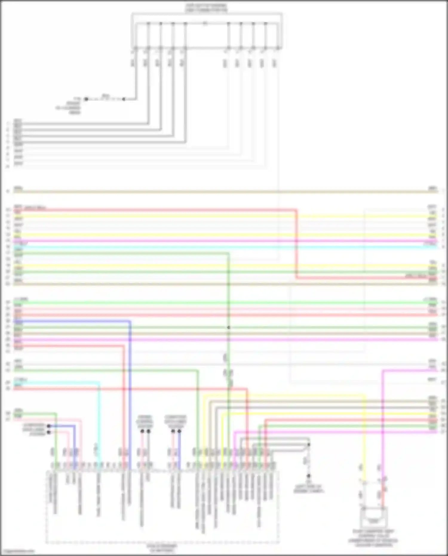 Bluebird Sylphy Nissan III facelift (2018-2024): Wiring diagram engine performance 2.0l (6 of 10)
