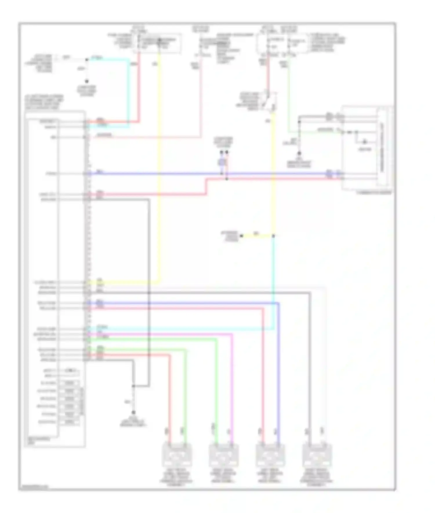 Frontier Nissan D22 (1998-2007): Anti-lock brakes circuit, without traction control