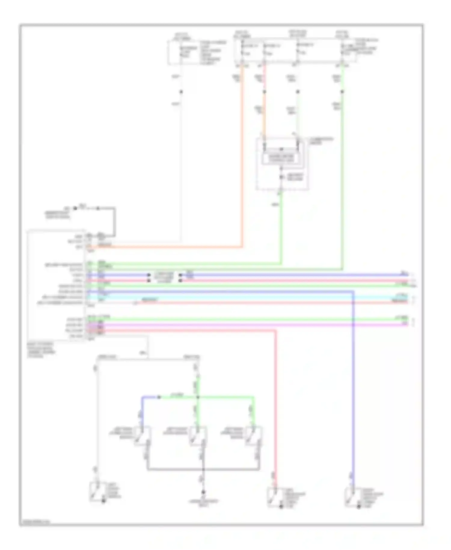 Frontier Nissan D22 (1998-2007): Forced entry circuit (1 of 2)