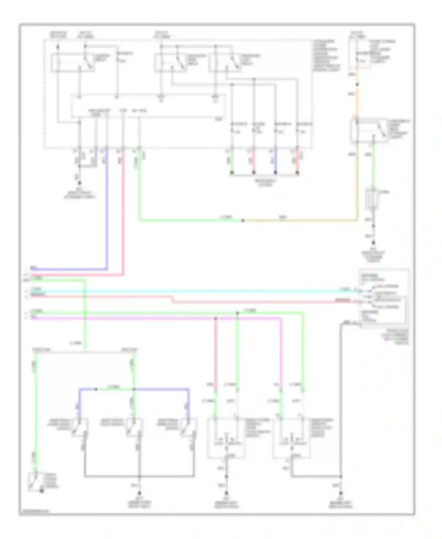 Frontier Nissan D22 (1998-2007): Forced entry circuit (2 of 2)