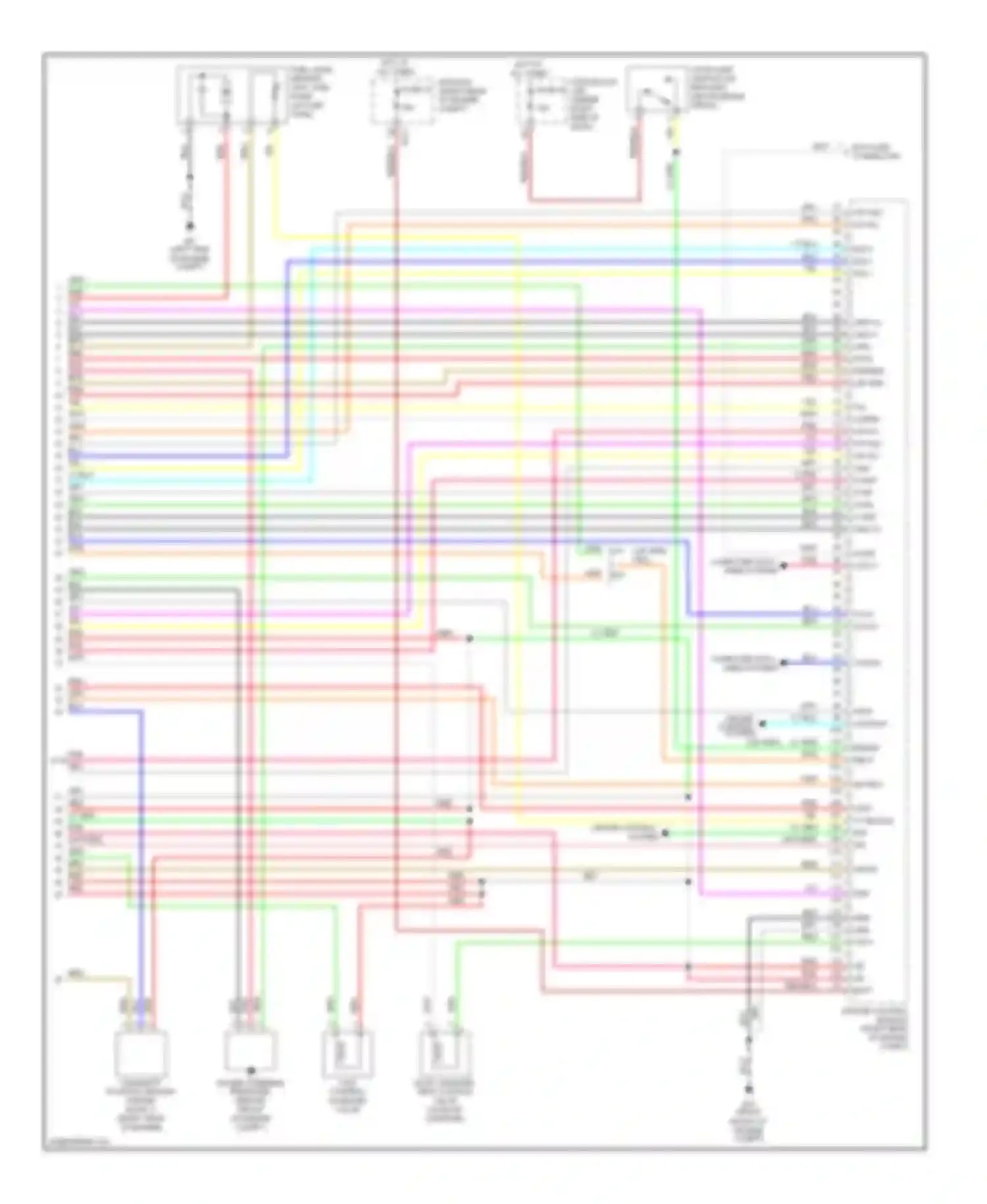 Frontier Nissan D22 (1998-2007): Wiring diagram engine performance 4.0l (4 of 4)