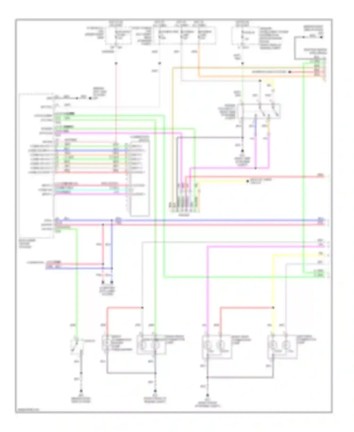 Frontier Nissan D22 (1998-2007): Exterior lamps circuit (1 of 2)