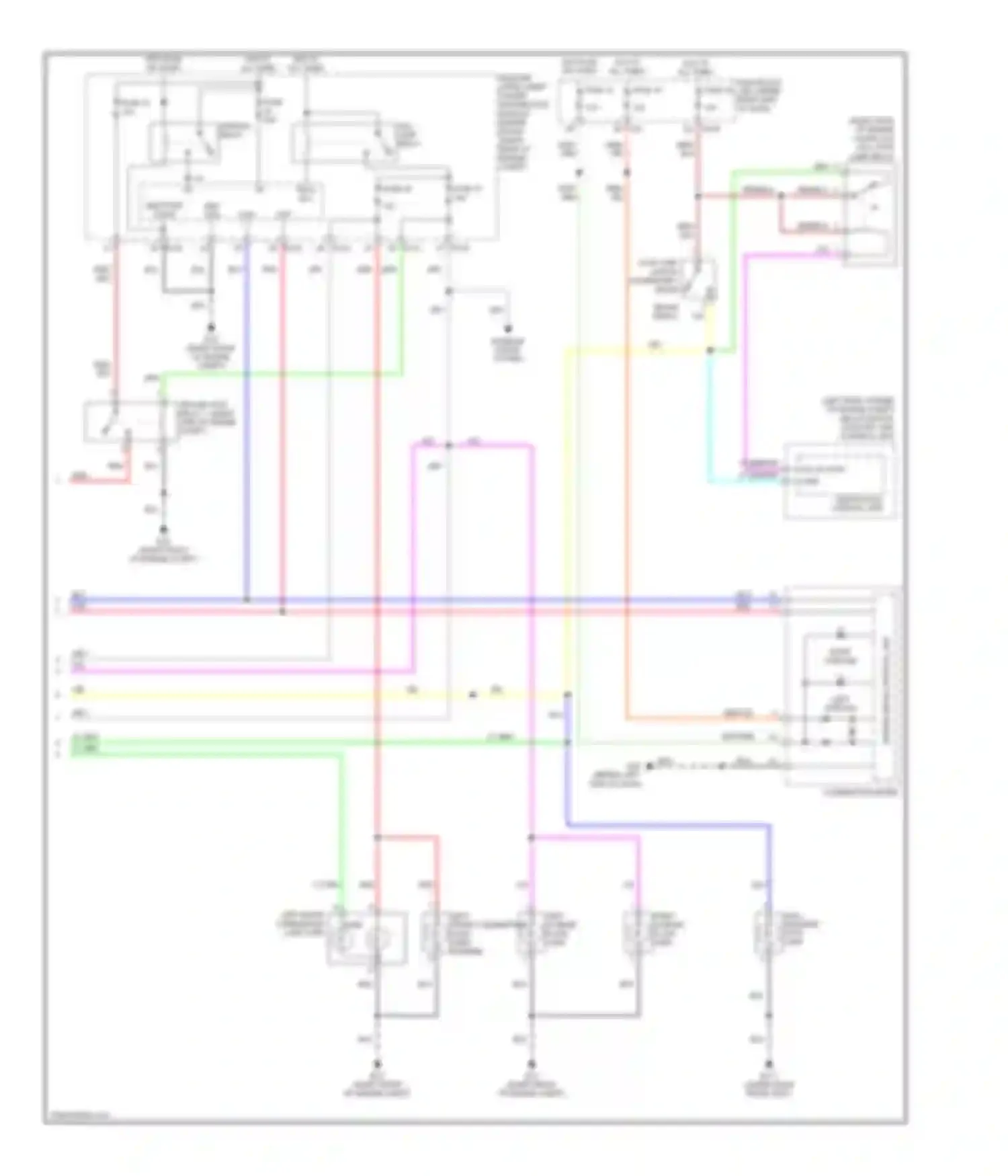Frontier Nissan D22 (1998-2007): Exterior lamps circuit (2 of 2)