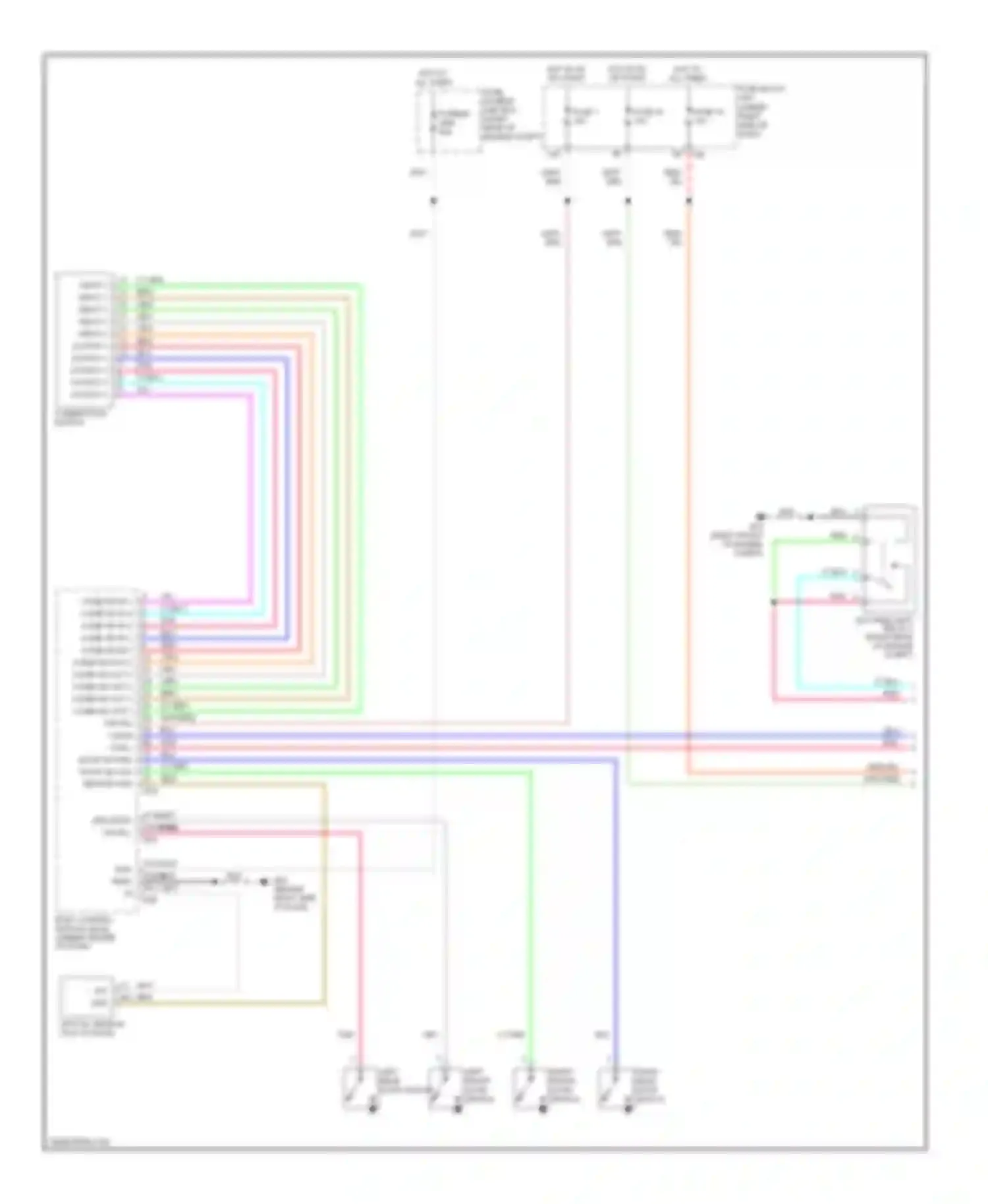 Frontier Nissan D22 (1998-2007): Headlights circuit, with drl (1 of 2)