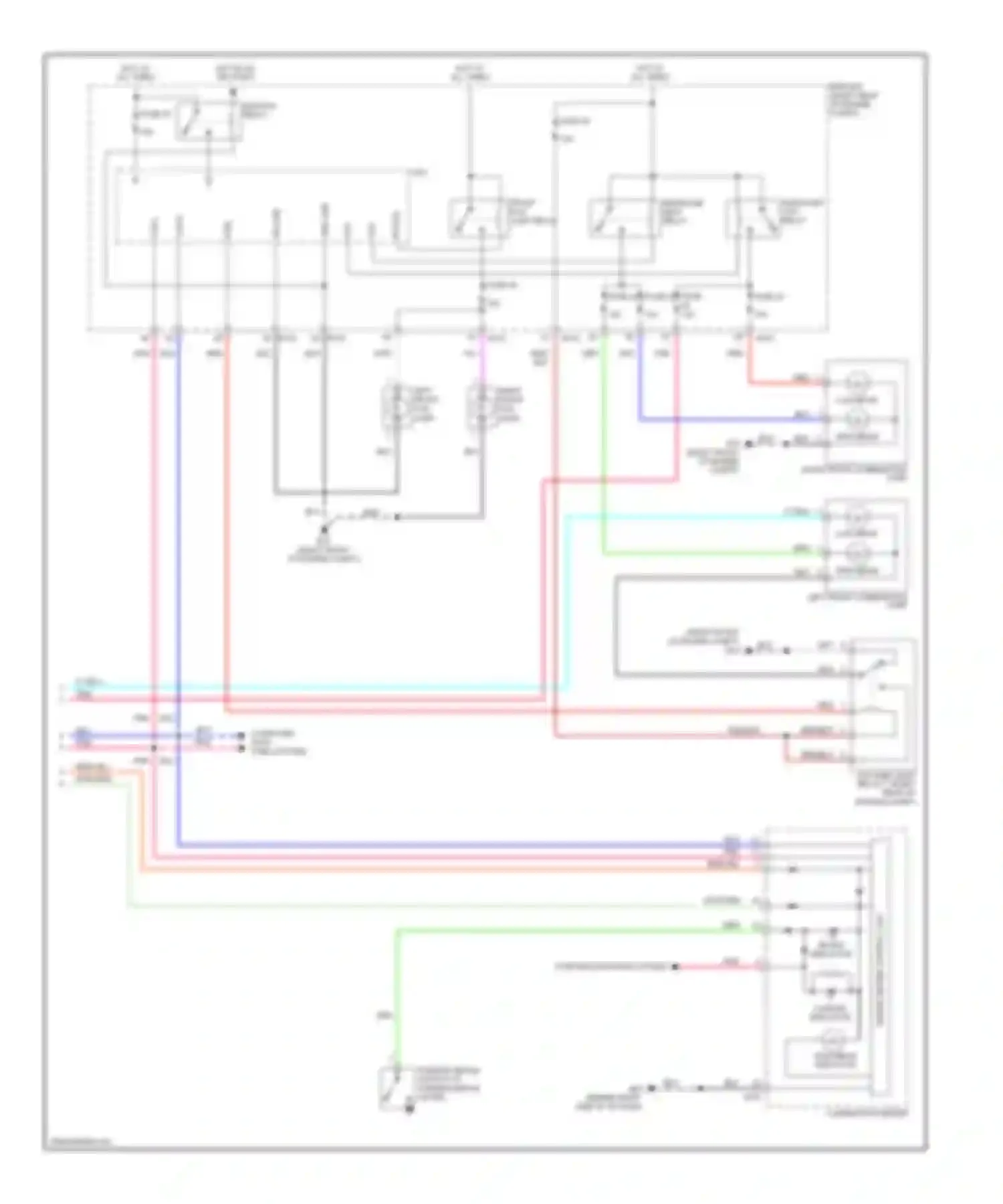 Frontier Nissan D22 (1998-2007): Headlights circuit, with drl (2 of 2)