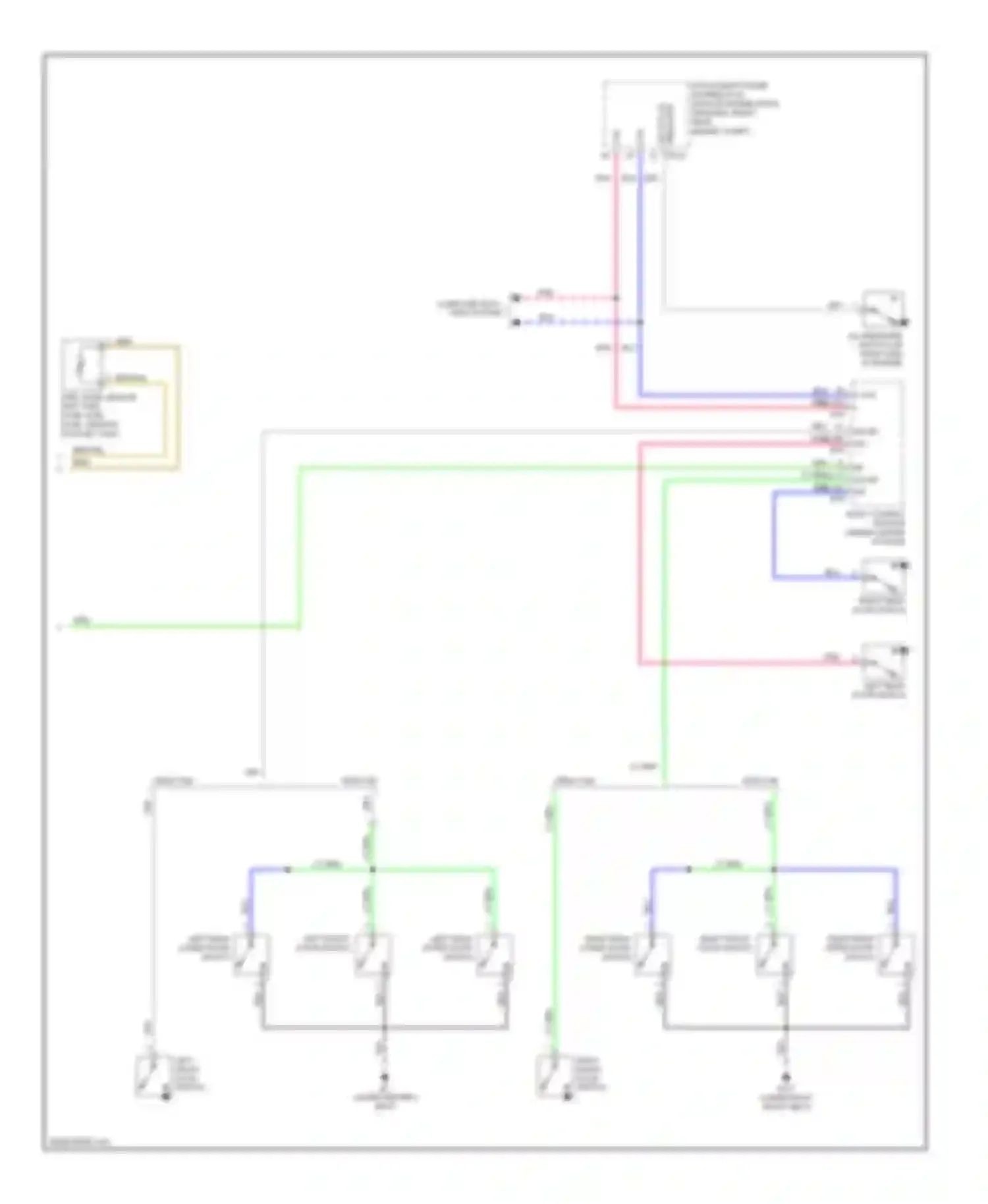 Frontier Nissan D22 (1998-2007): Instrument cluster circuit (2 of 2)