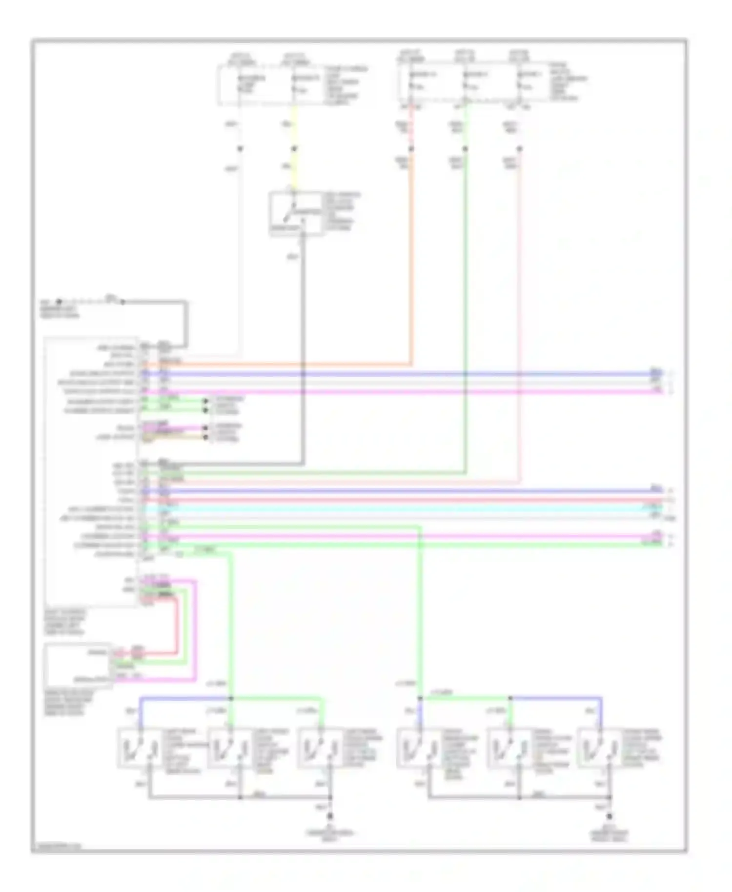 Frontier Nissan D22 (1998-2007): Door lock & keyless entry circuit, king cab (1 of 2)