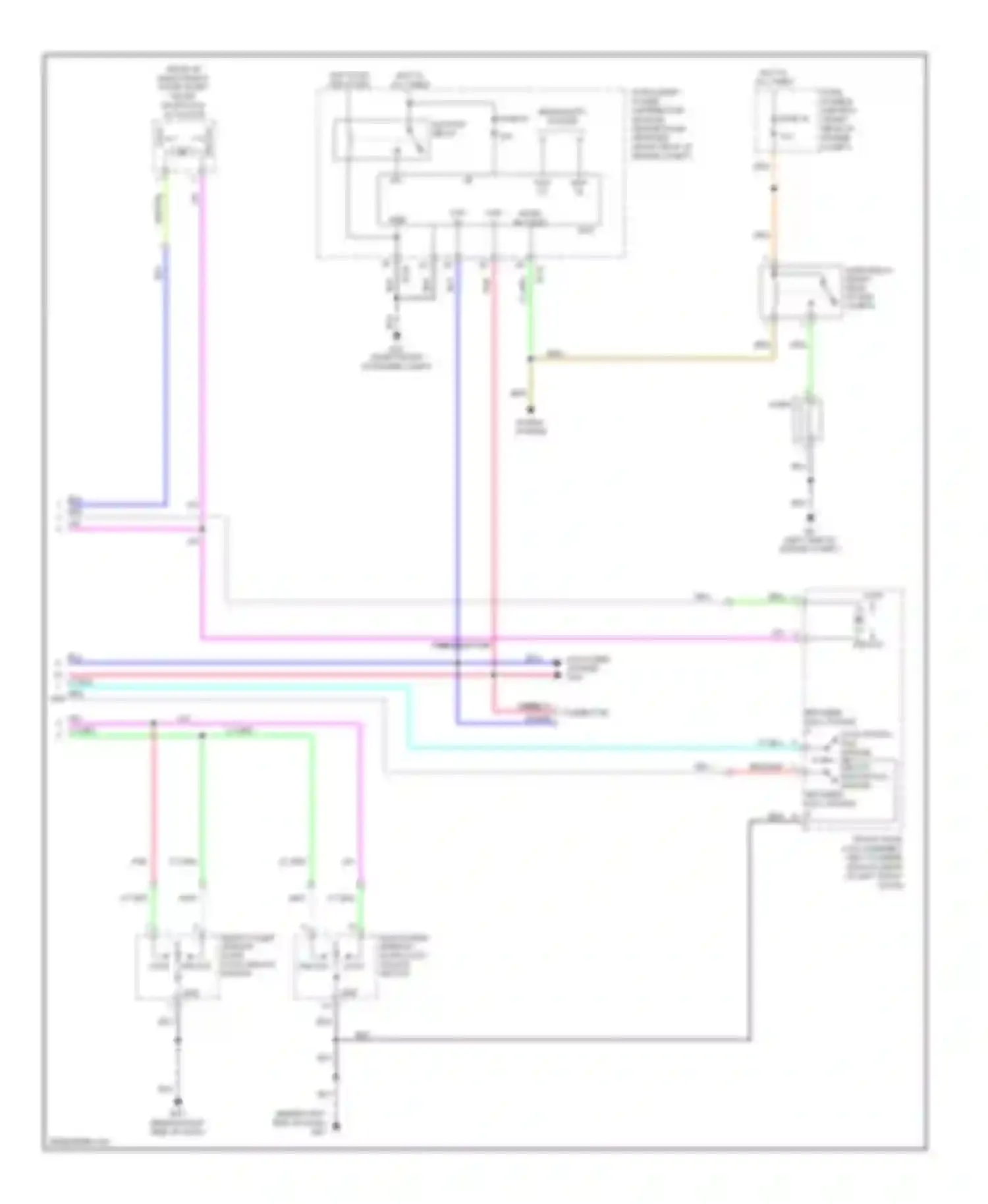 Frontier Nissan D22 (1998-2007): Door lock & keyless entry circuit, king cab (2 of 2)