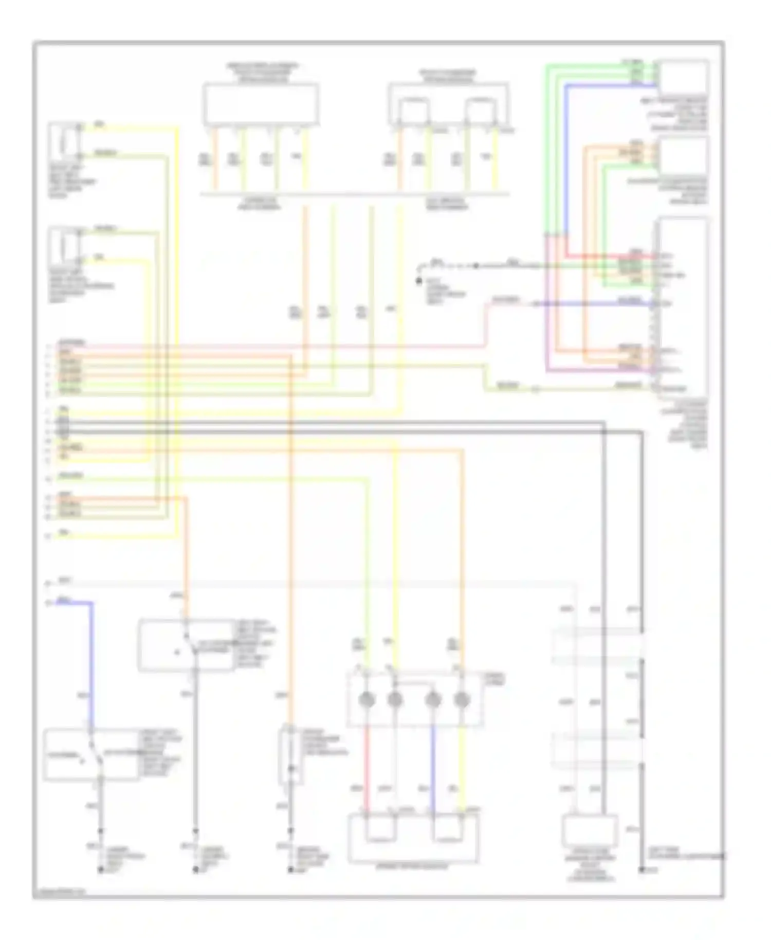 Frontier Nissan D22 (1998-2007): Supplemental restraints circuit (2 of 2)