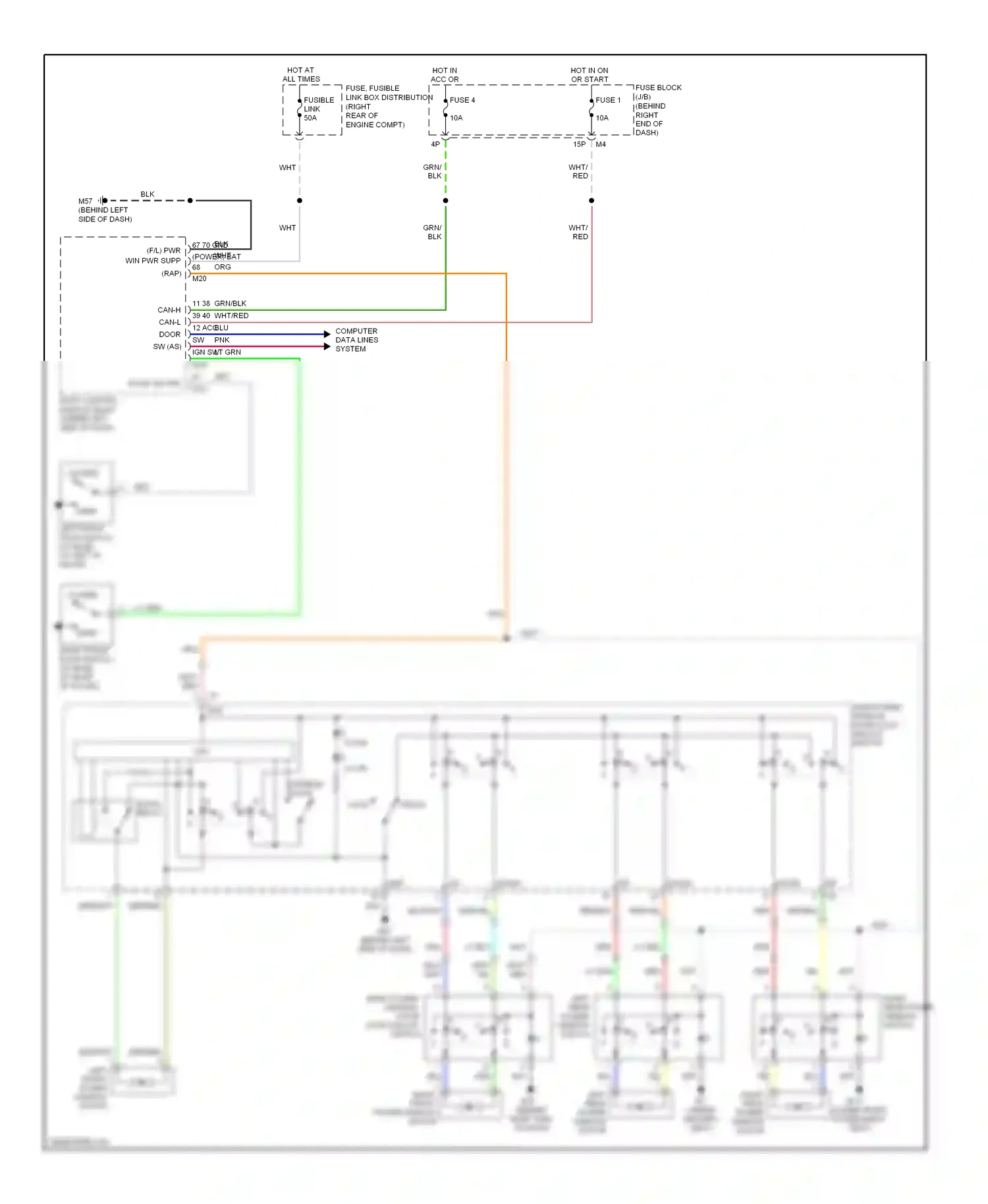 Wiring diagram blu for Nissan Frontier D22 (1998-2007) (47 of 64)