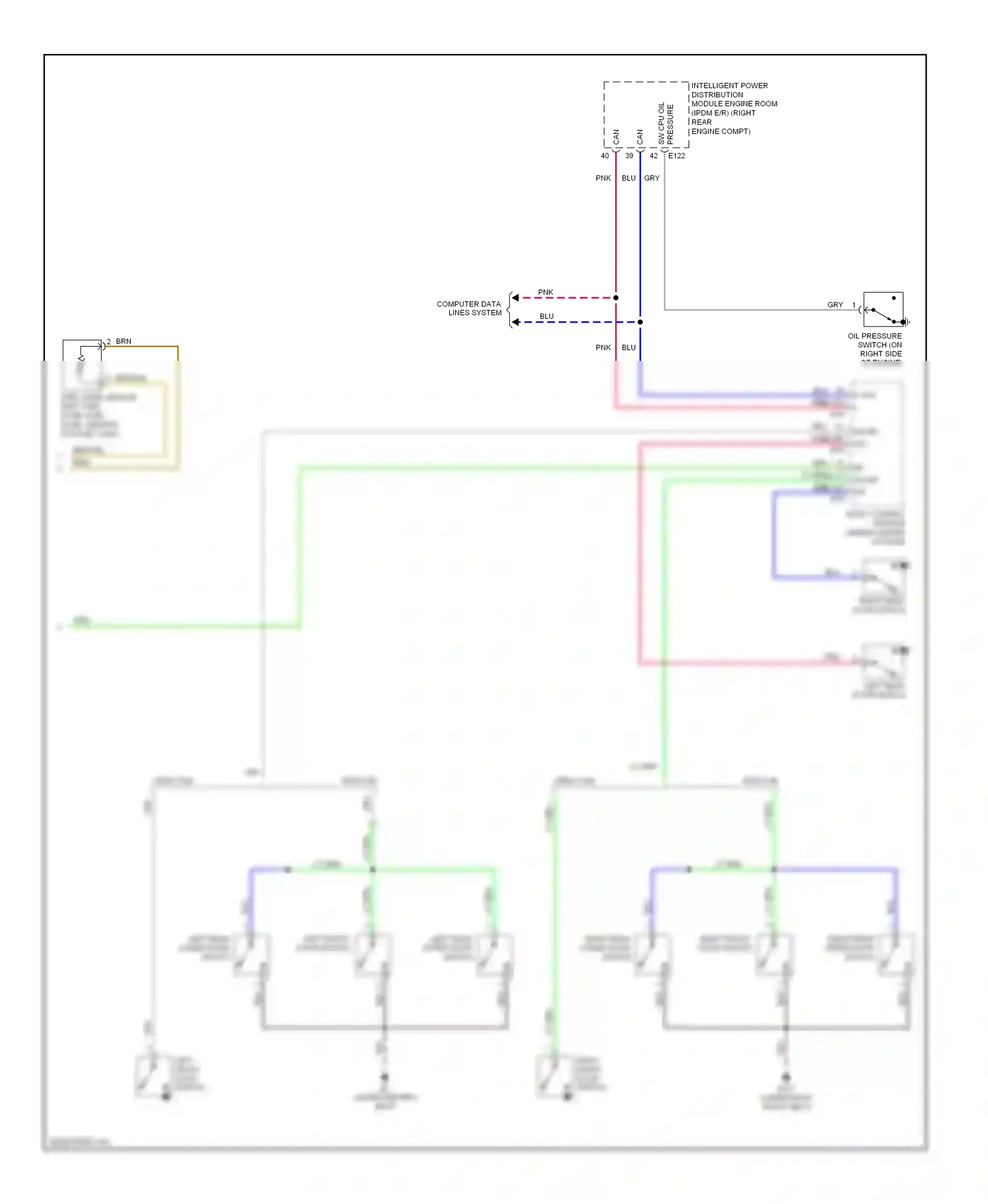 Wiring diagram blu for Nissan Frontier D22 (1998-2007) (29 of 64)