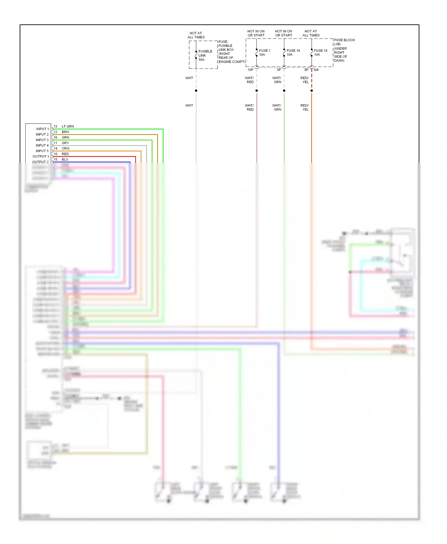 Wiring diagram brn for Nissan Frontier D22 (1998-2007) (13 of 46)