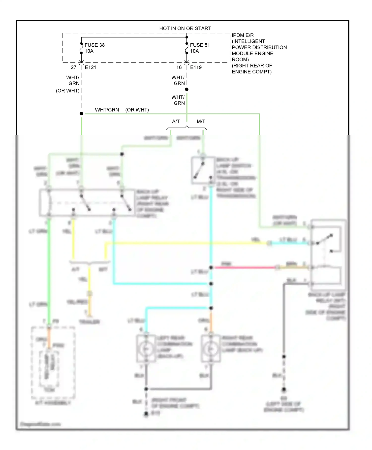 Wiring diagram brn for Nissan Frontier D22 (1998-2007) (11 of 46)