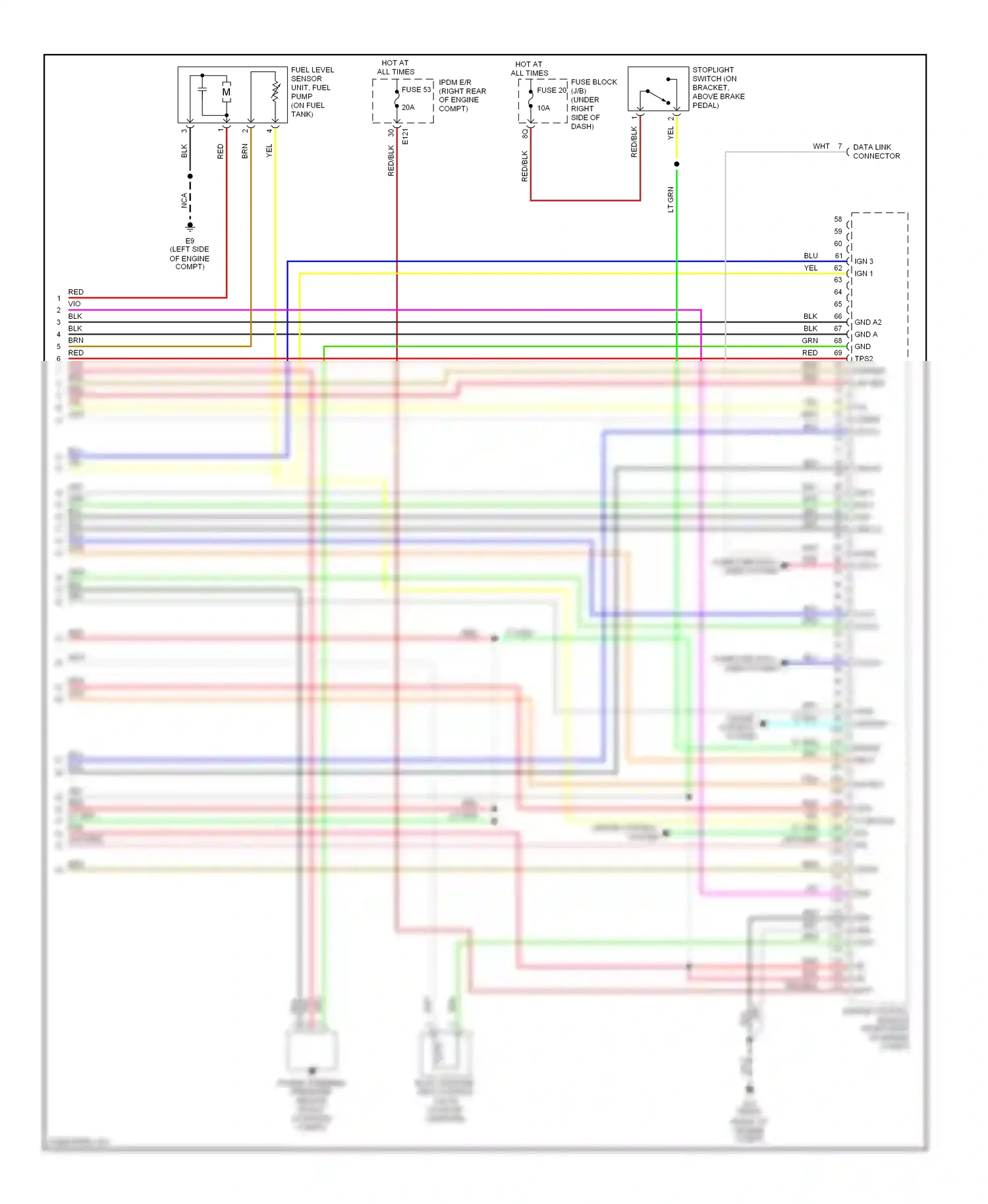 Wiring diagram computer data lines system for Nissan Frontier D22 (1998-2007) (18 of 26)