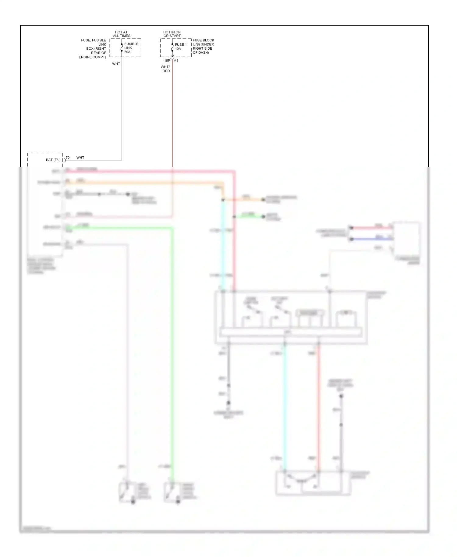 Nissan Frontier D22 (1998-2007) encoder wiring diagram  (1 of 1)