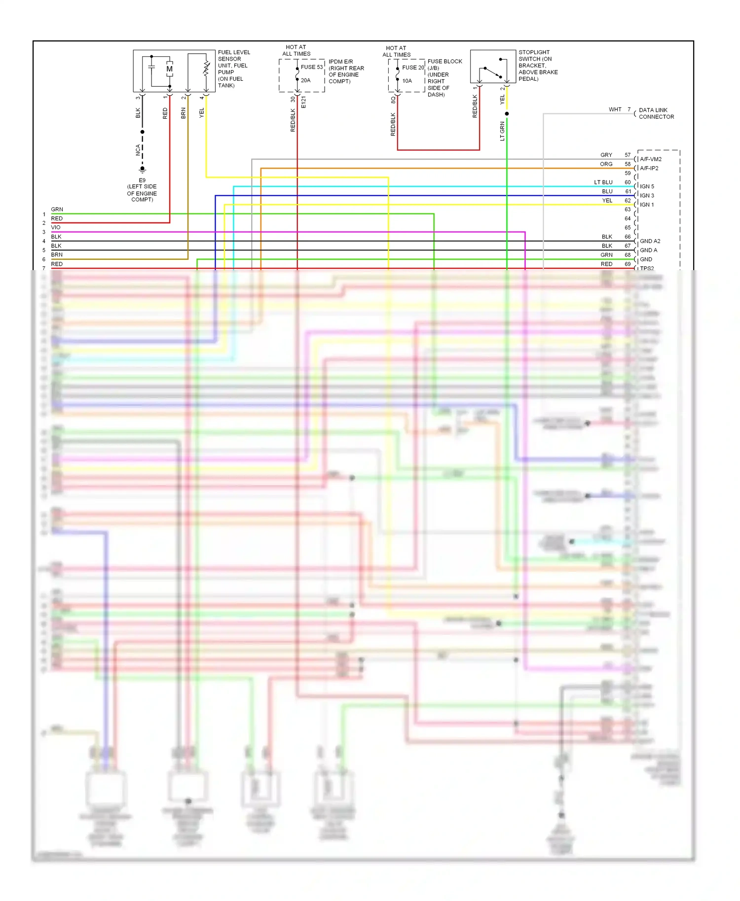 Wiring diagram pnk for Nissan Frontier D22 (1998-2007) (30 of 54)